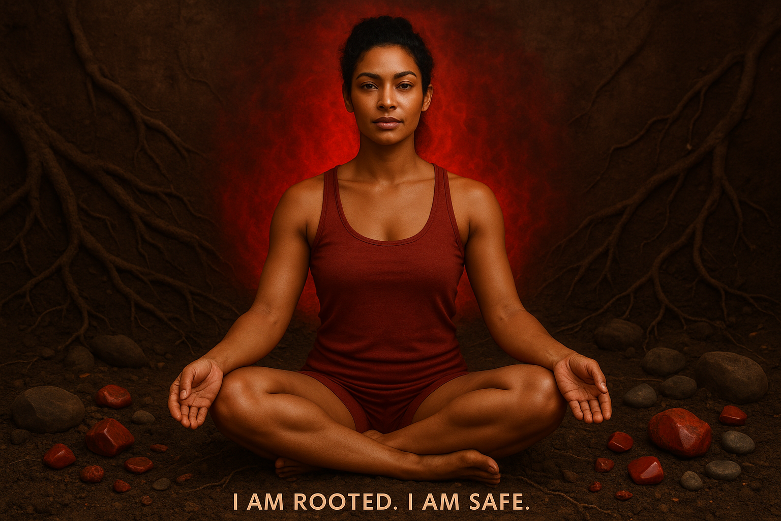 Root Chakra Woman Image