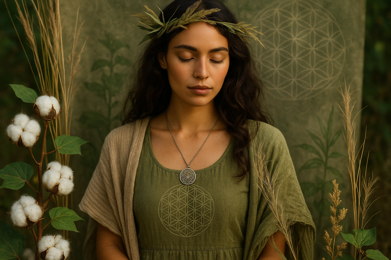 Sacred Harvest Organic Collection Woman Image
