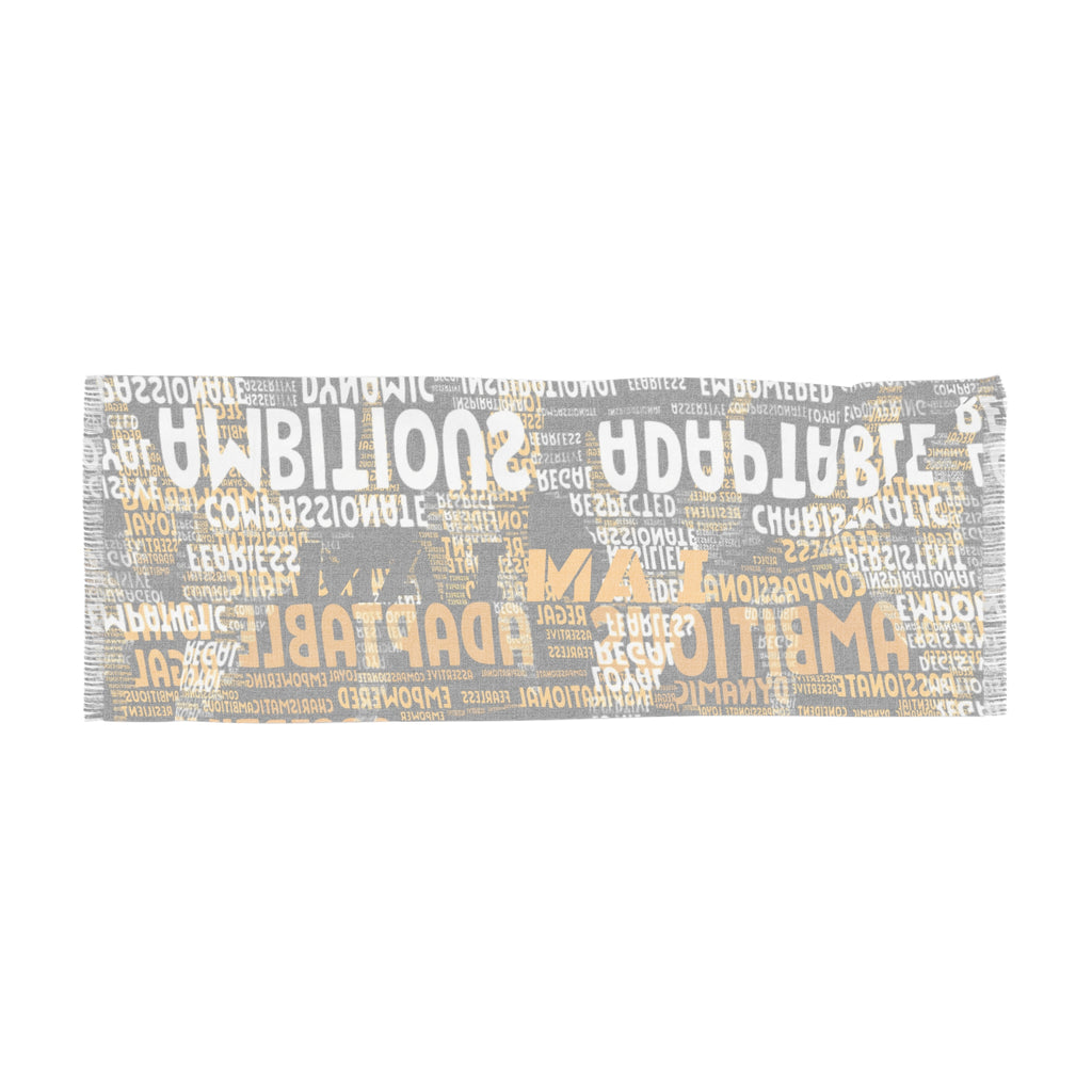 I AM Series Inspirational Light Scarf - Motivational Fashion Accessory for Empowered Women