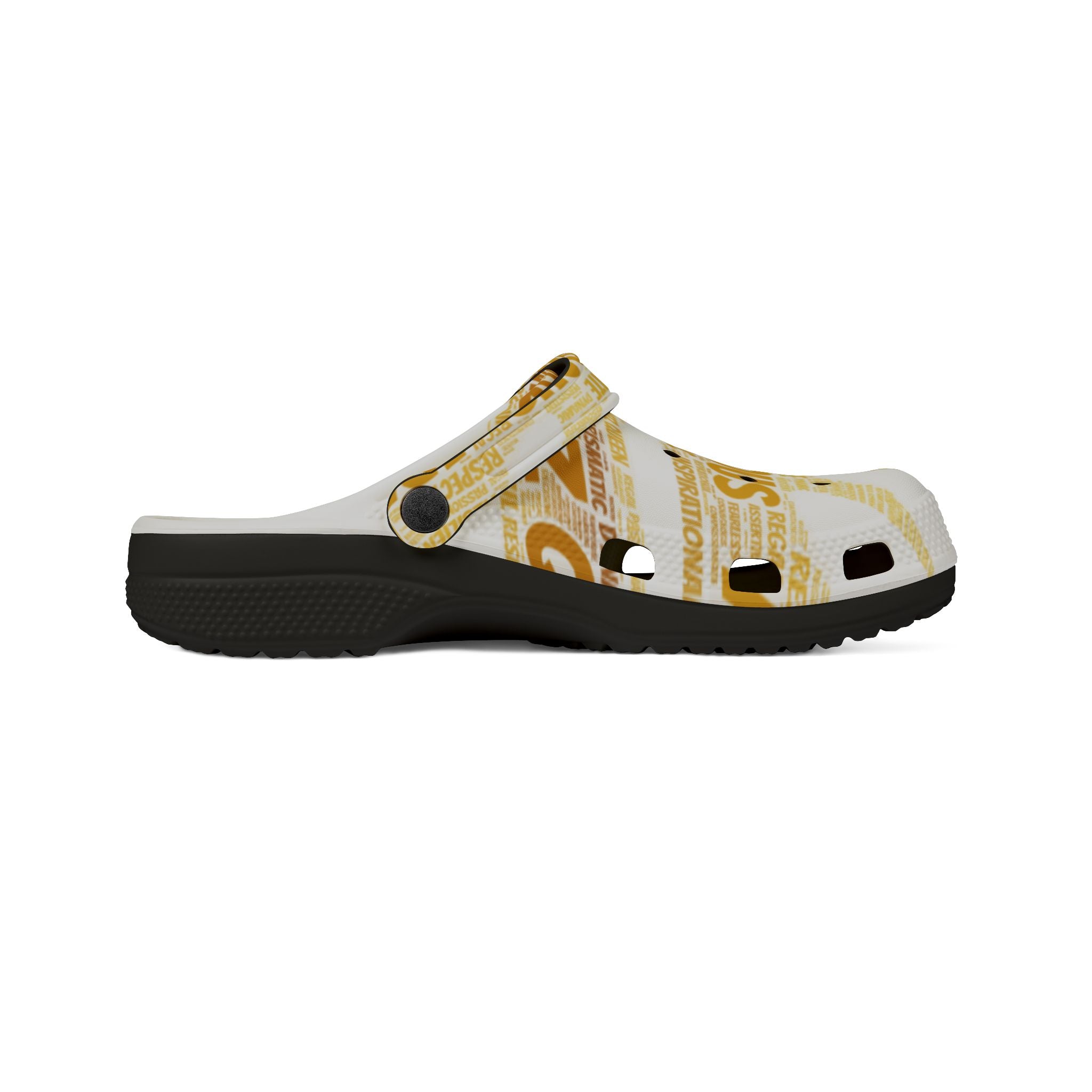 Bozz Queen Vibrant Foam Rubber Shoes - Inspirational Comfort Clogs, Motivational Summer Slip-Ons