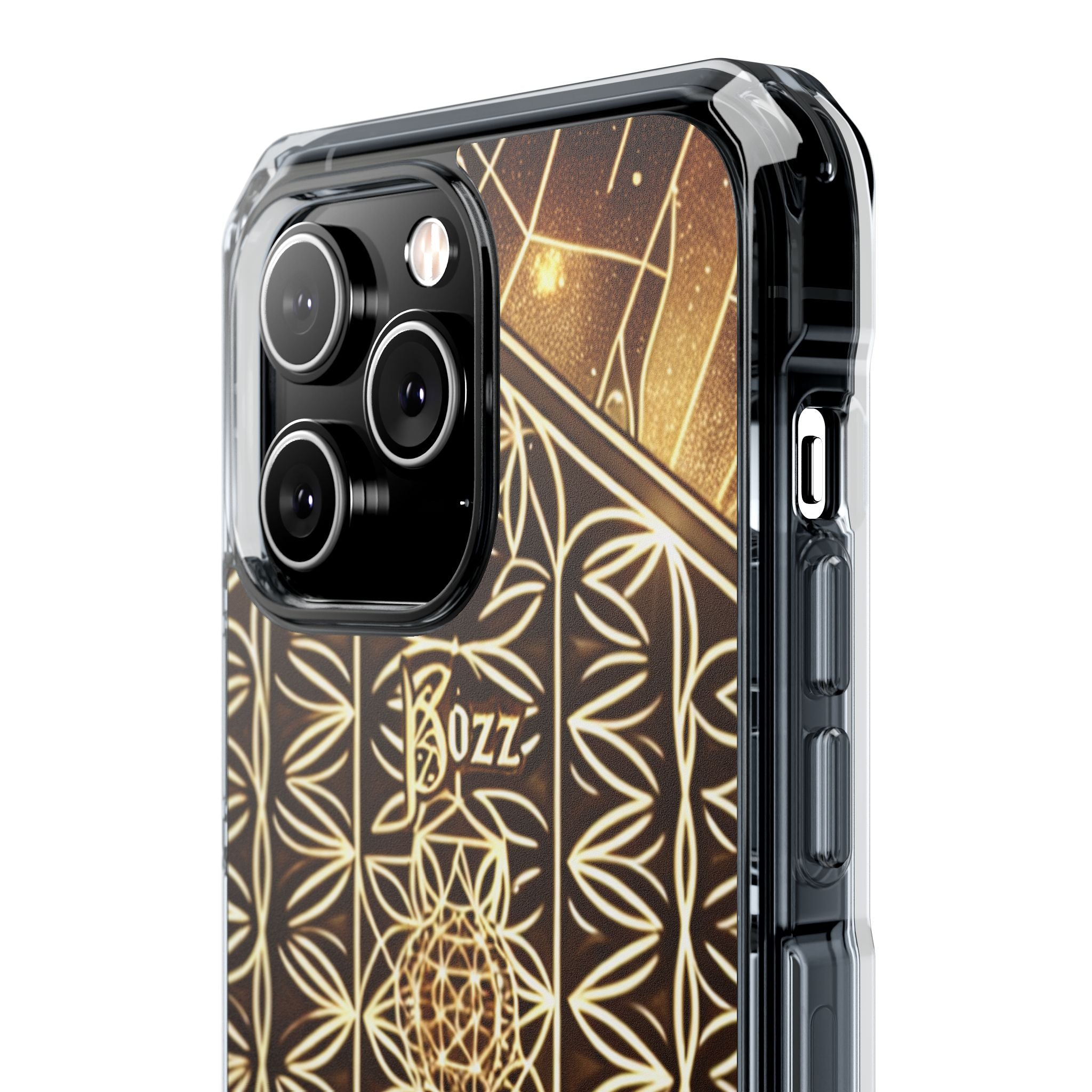 Magnetic Phone Case, Bozz Queen Case, Unique Clear Case, Customizable Phone Cover, Perfect Gift for Her