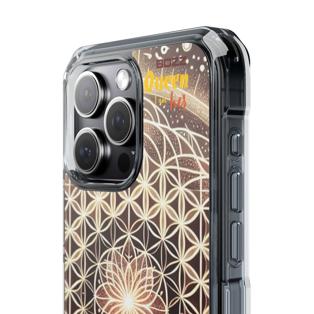 Magnetic Clear Impact Phone Cases, Protective Crystal Shells for Phone, Phone Accessories for Gift, Aura Design Case, Bohemian Style [...]