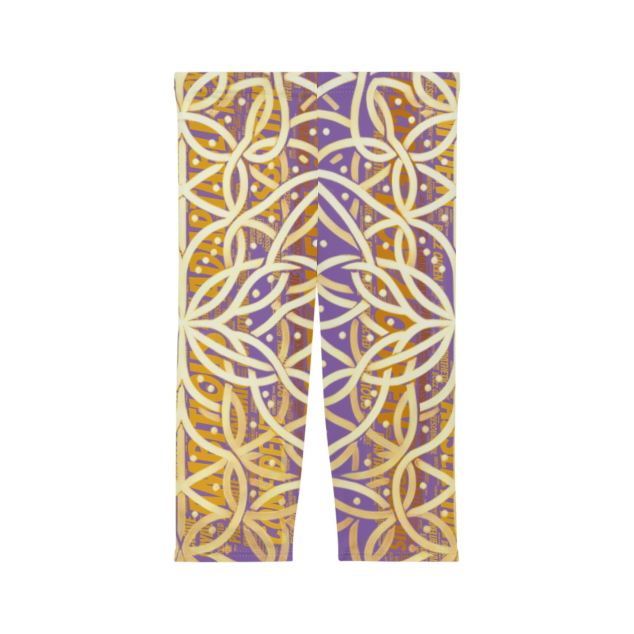 Light Purple Chic Women's Capri Leggings - Stylish Yoga Pants & Activewear