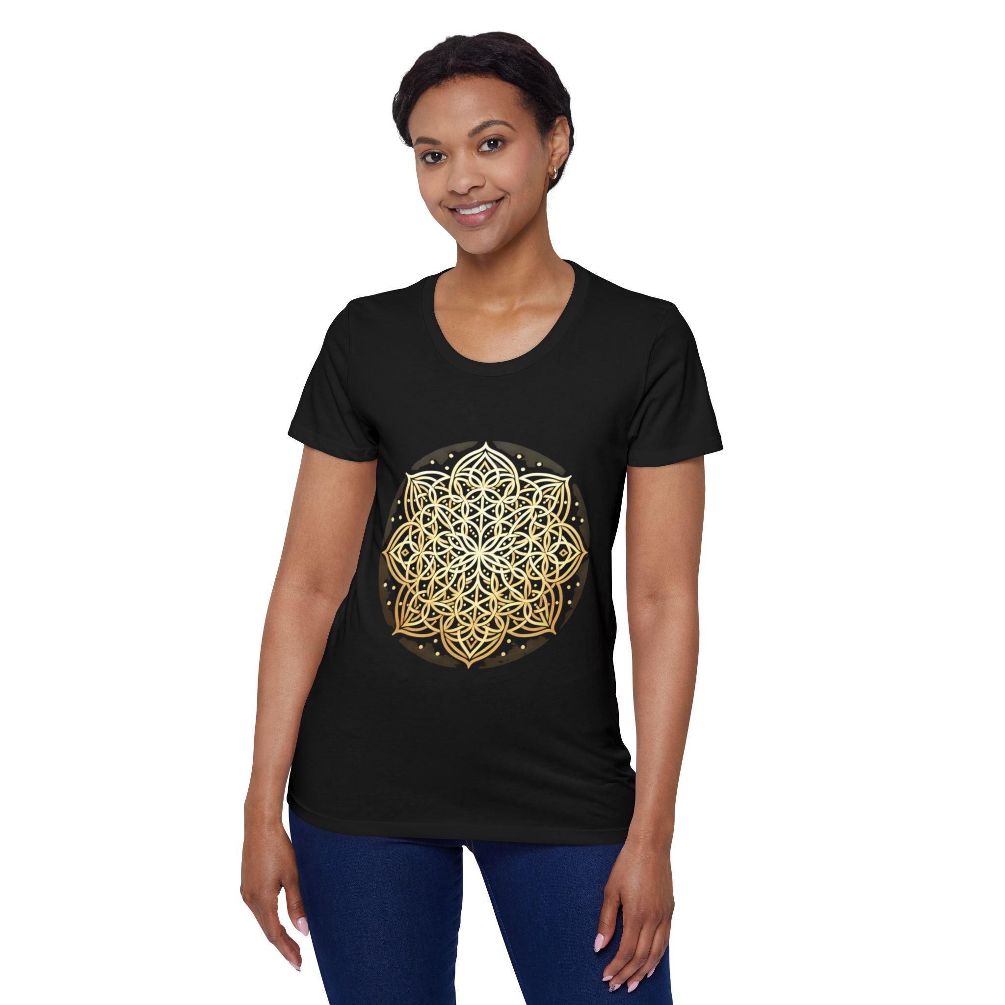 Bozz Queen Mandala Graphic Tee - Women's Organic Cotton T-Shirt