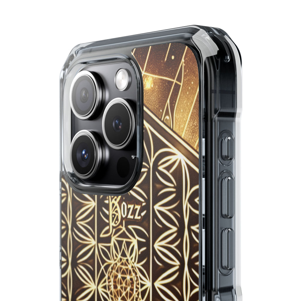 Magnetic Phone Case, Bozz Queen Case, Unique Clear Case, Customizable Phone Cover, Perfect Gift for Her