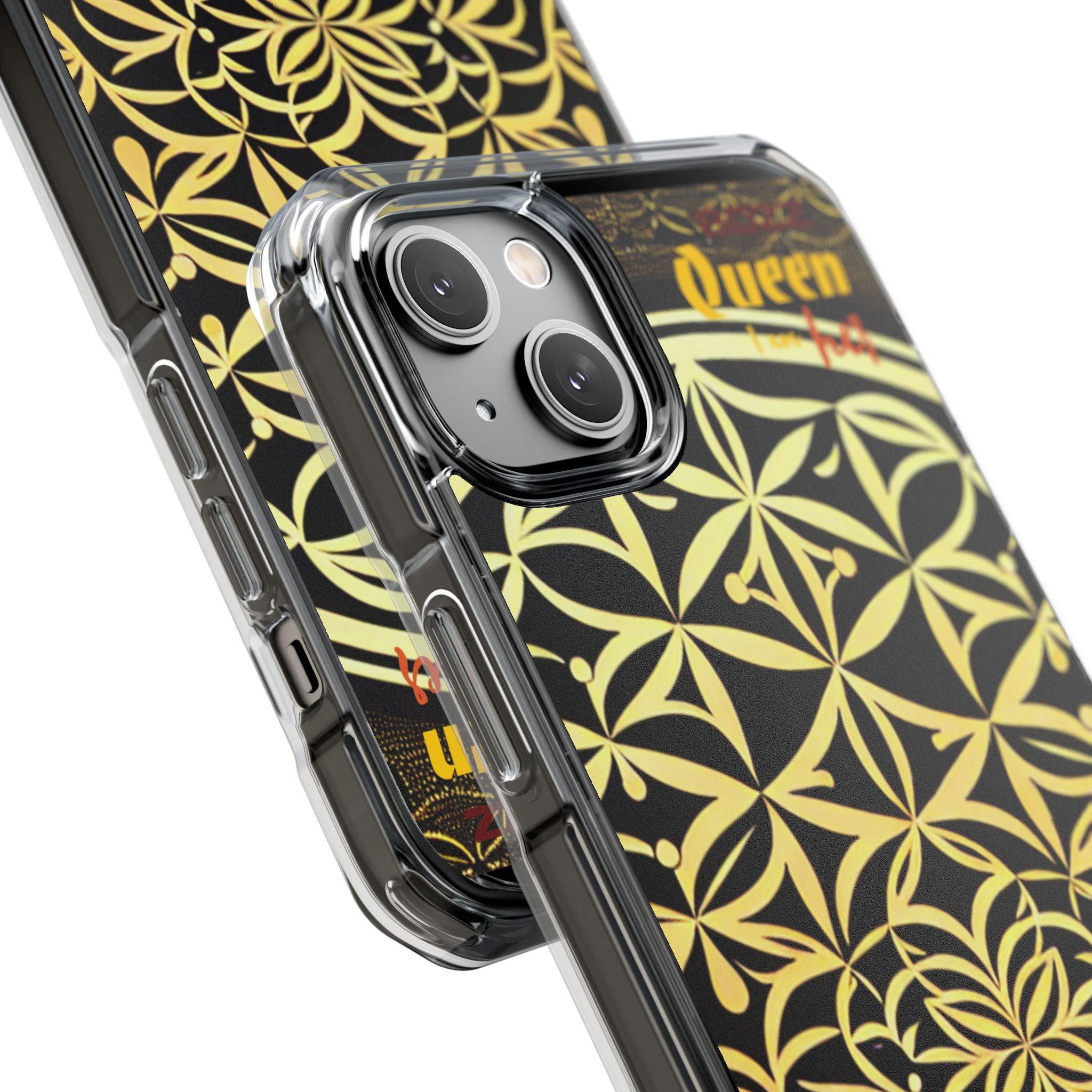 Elegant Floral iPhone Case, Stylish Mobile Cover, Gift for Her, Clear Impact Case, Personalized Phone Accessory, Trendy Tech Style