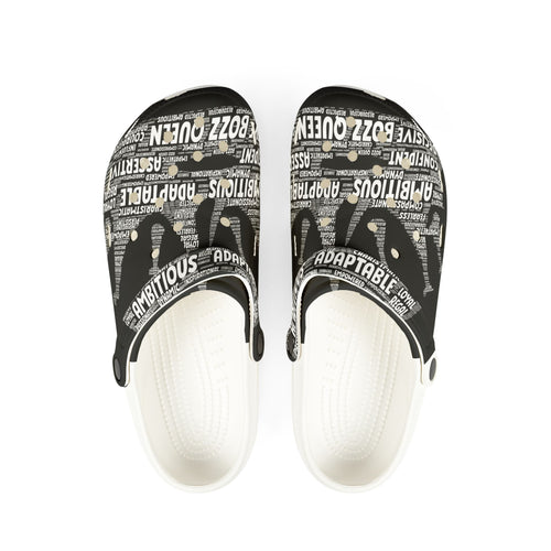 Adaptable BOZZ QUEEN Foam Shoes - Lightweight Slip-On Clogs for Ambitious Souls