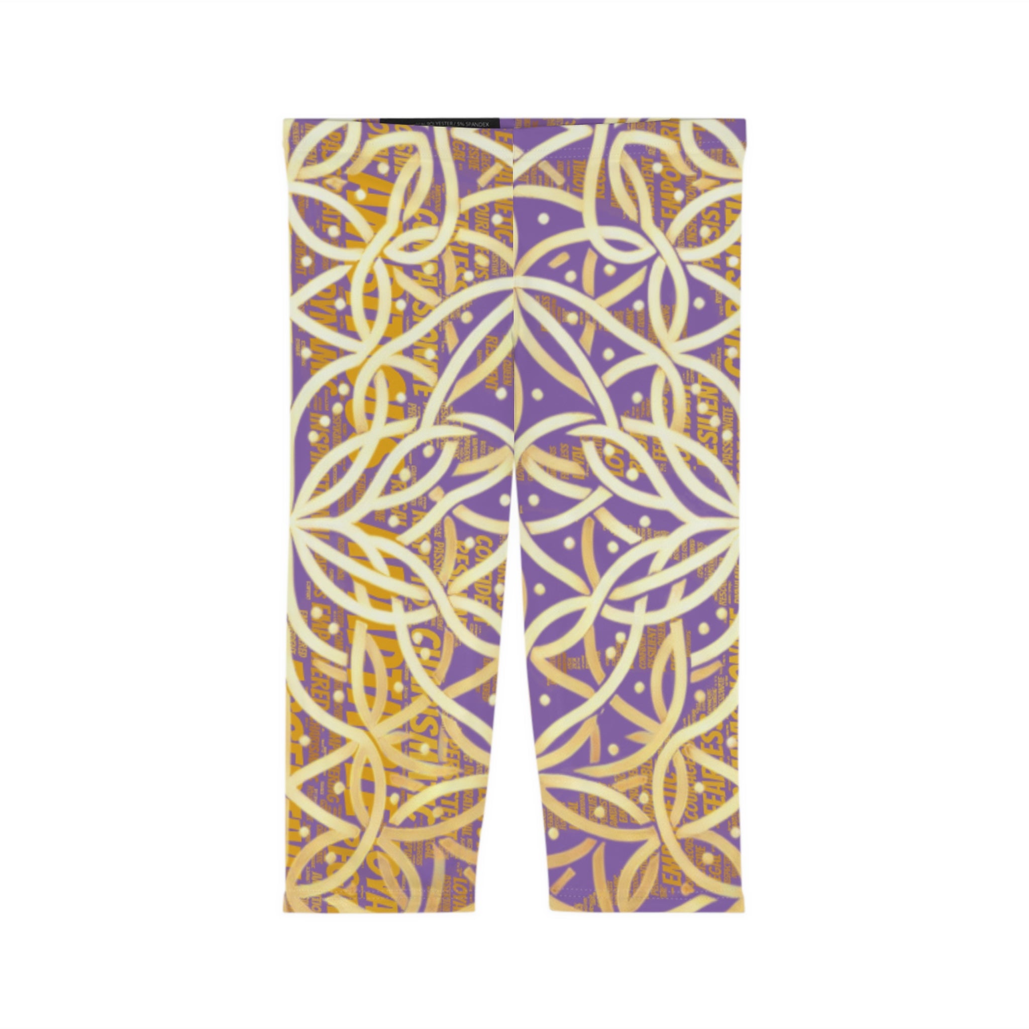 Light Purple Chic Women's Capri Leggings - Stylish Yoga Pants & Activewear
