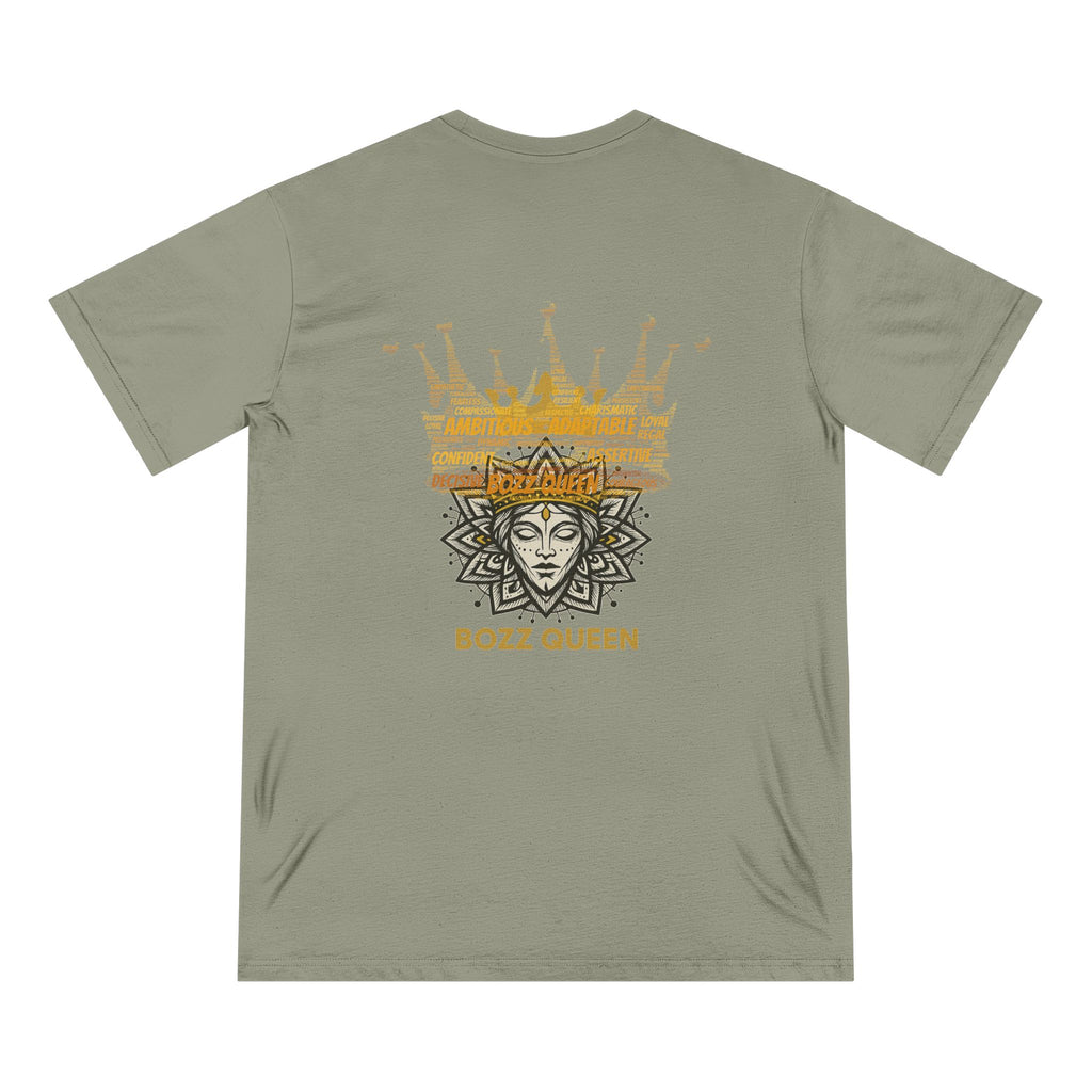 Bozz Queen Organic Staple Tee - Women's Graphic T-Shirt | Trendy Queen Shirt