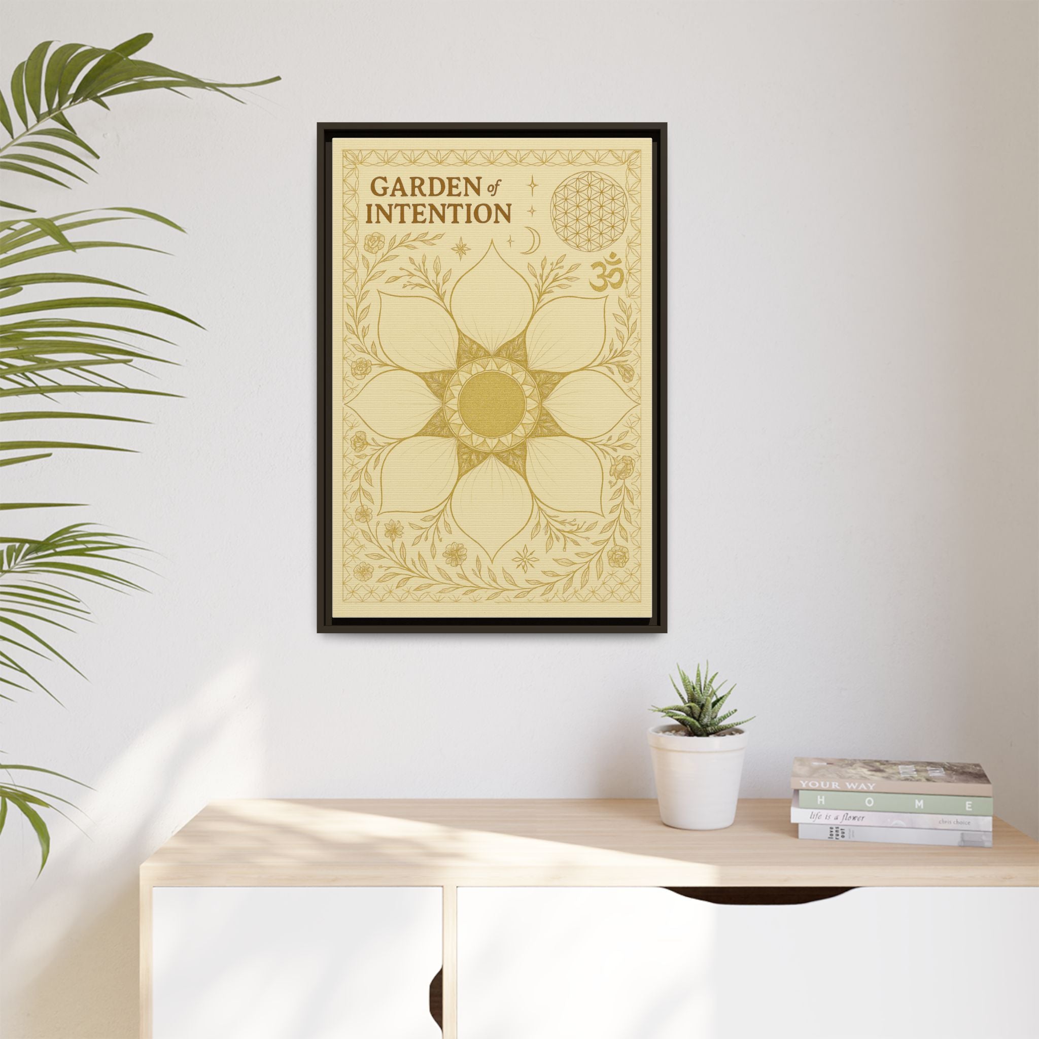 Matte Canvas, Framed (Multi-color)
