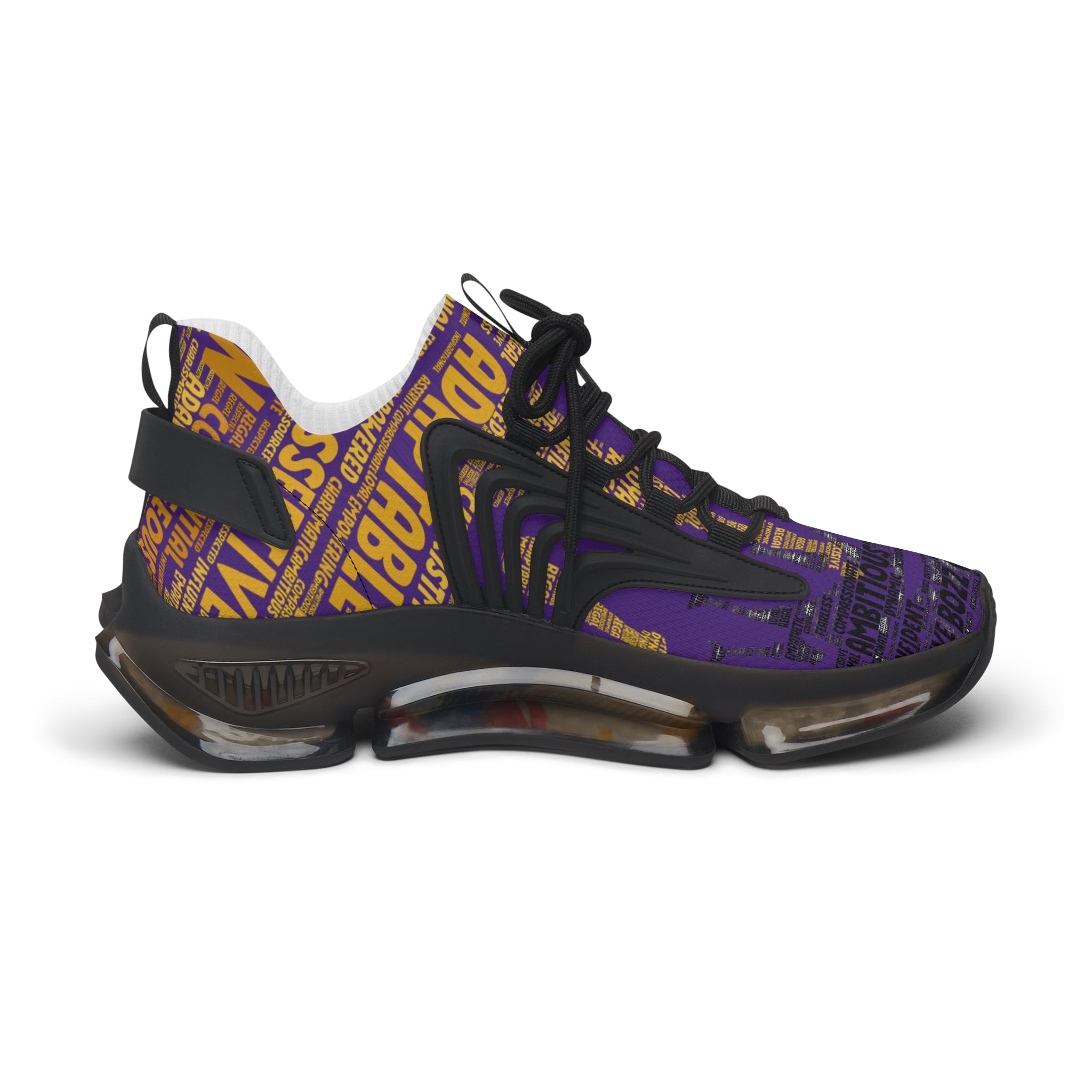I AM Series Purple Women's Mesh Sneakers - Lightweight Athletic Shoes