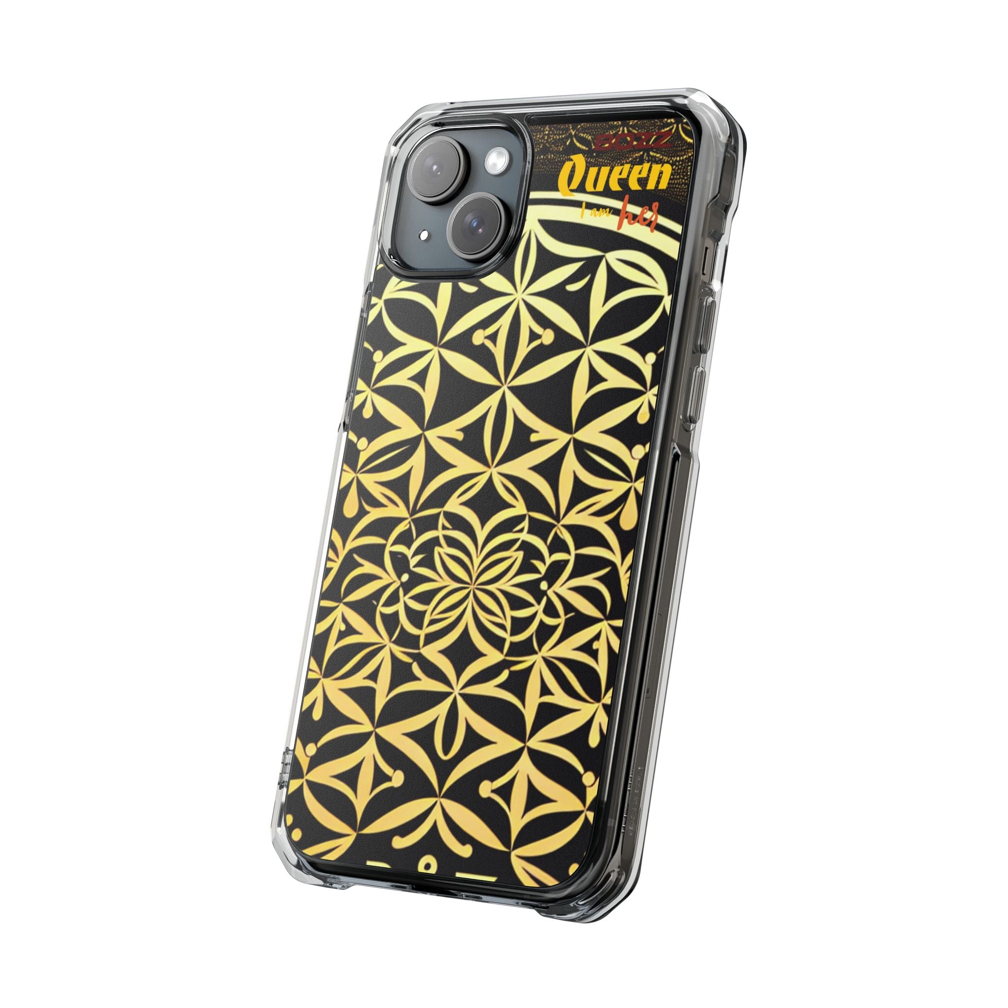 Elegant Floral iPhone Case, Stylish Mobile Cover, Gift for Her, Clear Impact Case, Personalized Phone Accessory, Trendy Tech Style