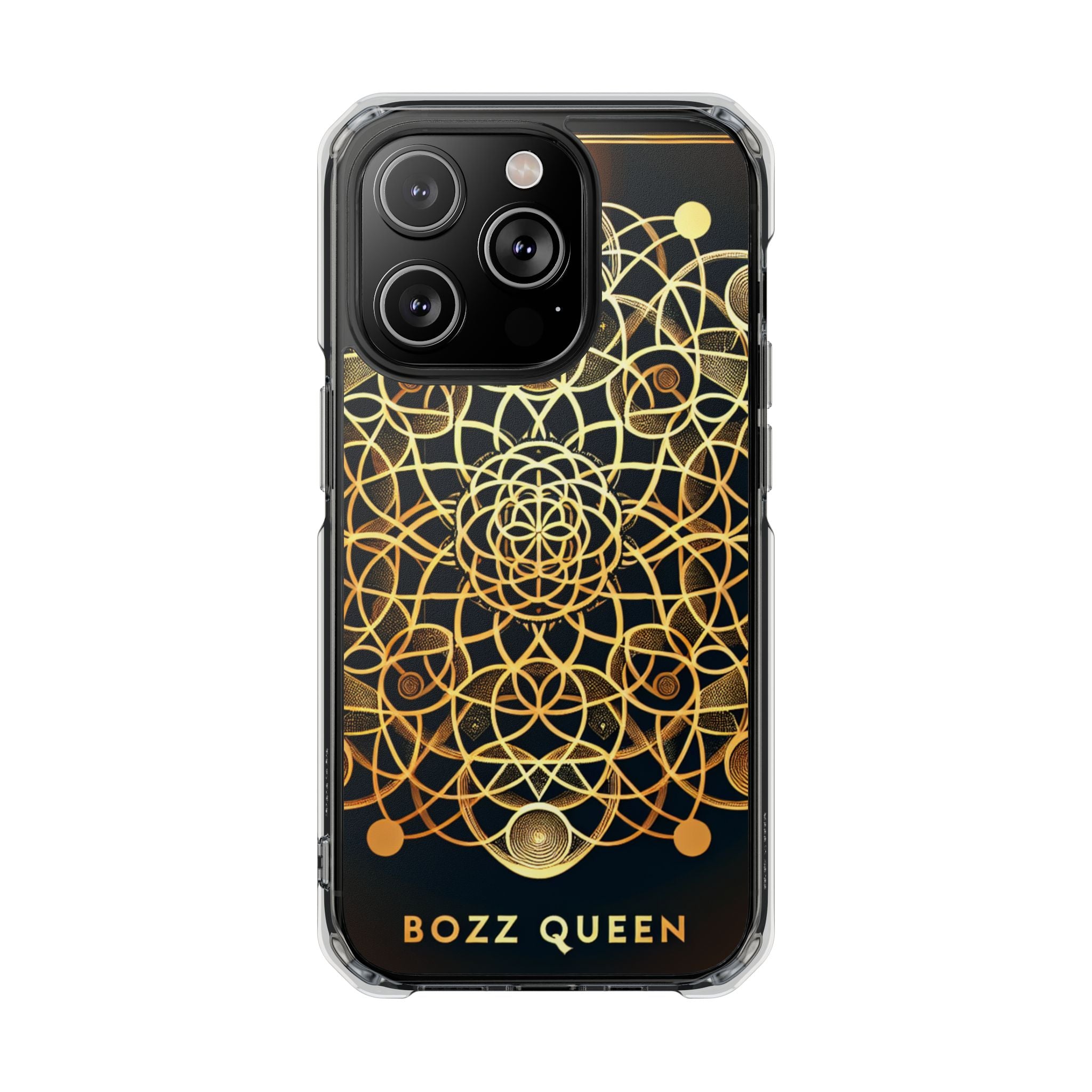 Bozz Queen Magnetic Clear Impact Case - Stylish, Protective Phone Case for Empowering Vibes, Gift for Her, Trendy Tech Accessories, [...]