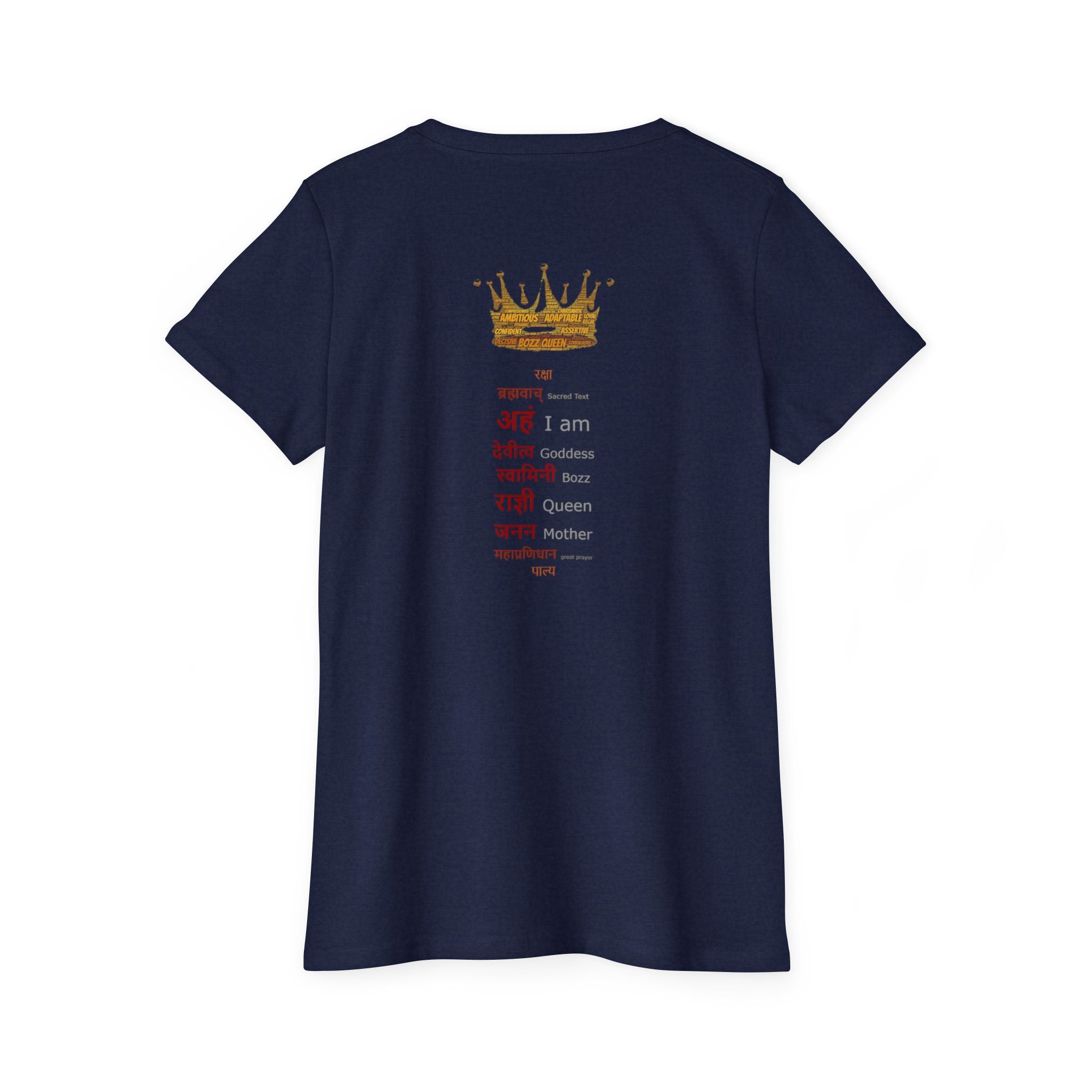 Bozz Queen Mandala Graphic Tee - Women's Organic Cotton T-Shirt