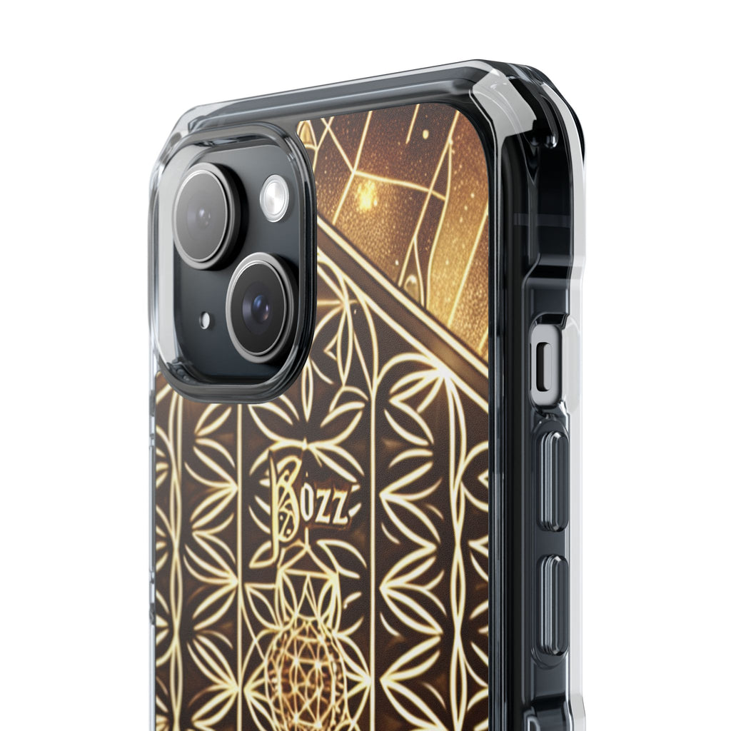 Magnetic Phone Case, Bozz Queen Case, Unique Clear Case, Customizable Phone Cover, Perfect Gift for Her