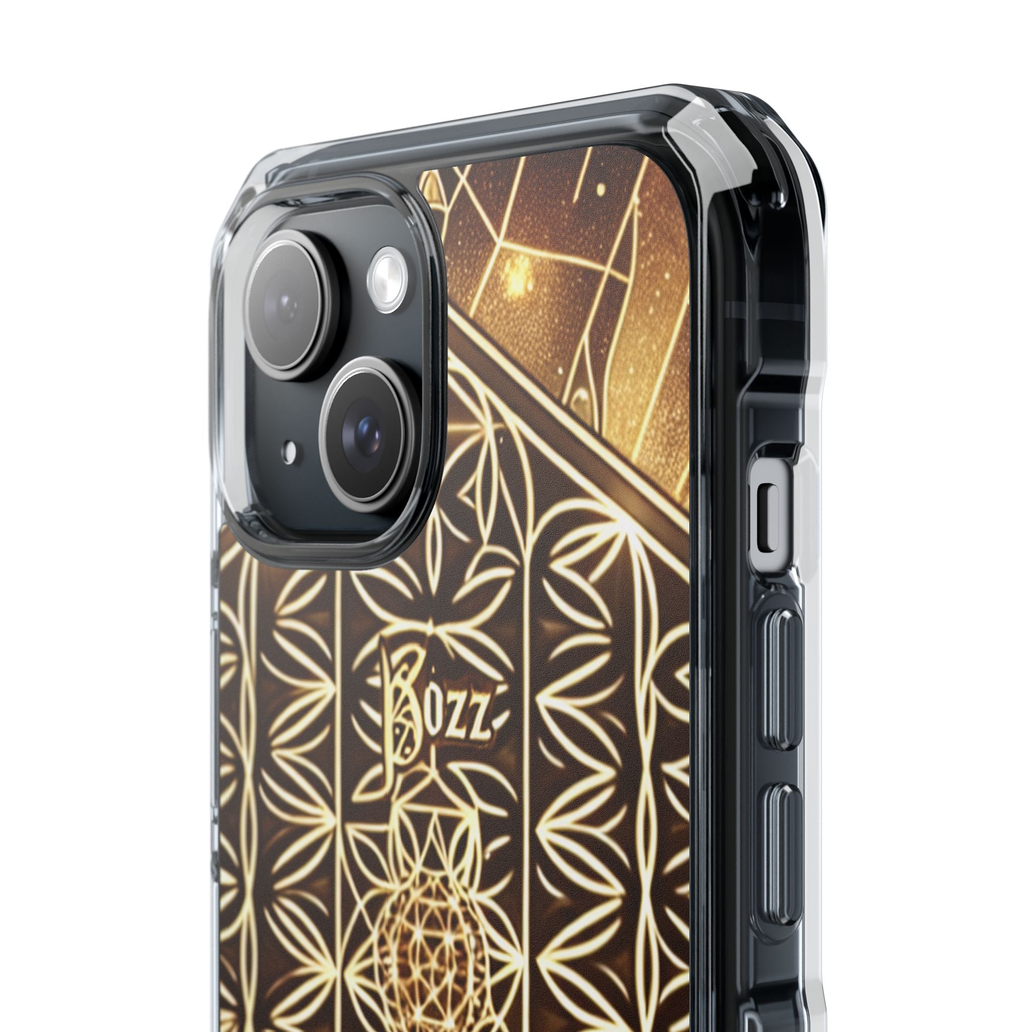 Magnetic Phone Case, Bozz Queen Case, Unique Clear Case, Customizable Phone Cover, Perfect Gift for Her