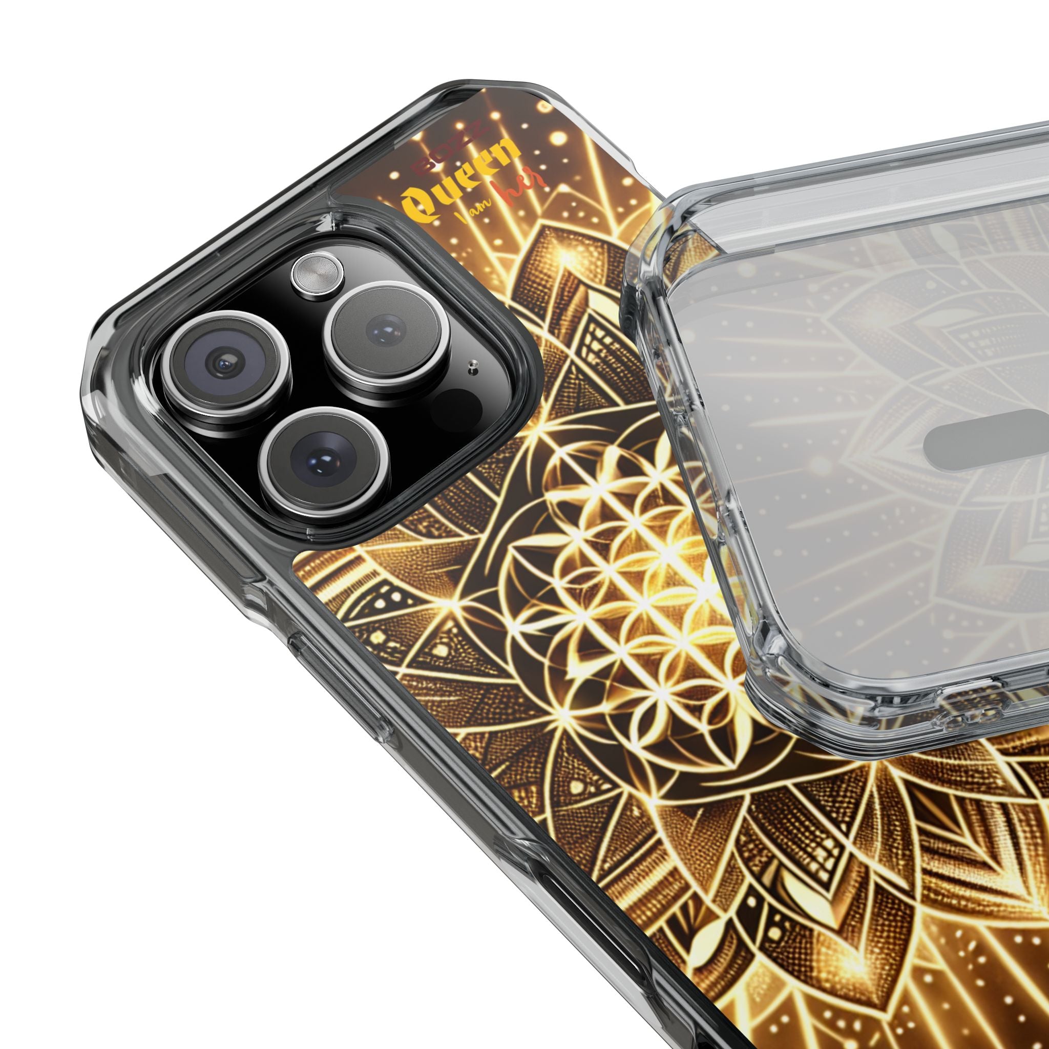 Magnetic Clear Impact Cases with Mandala Design | Unique Phone Protection, Gifts for Nature Lovers, Stylish Accessories, Phone Cases, [...]