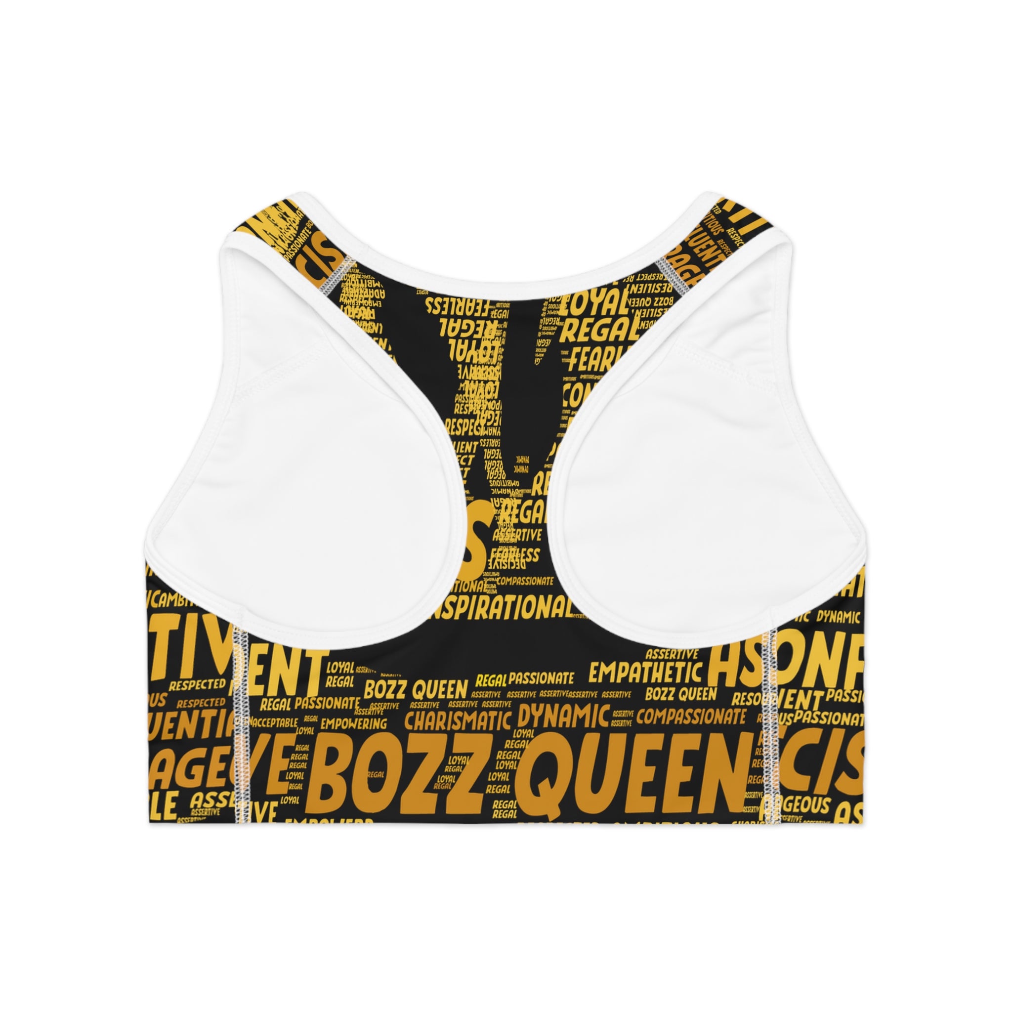 Copy of Empowered Words Sports Bra, Motivational Workout Top, Fitness Gear for Women, Ideal for Gym or Yoga, Inspiring Activewear