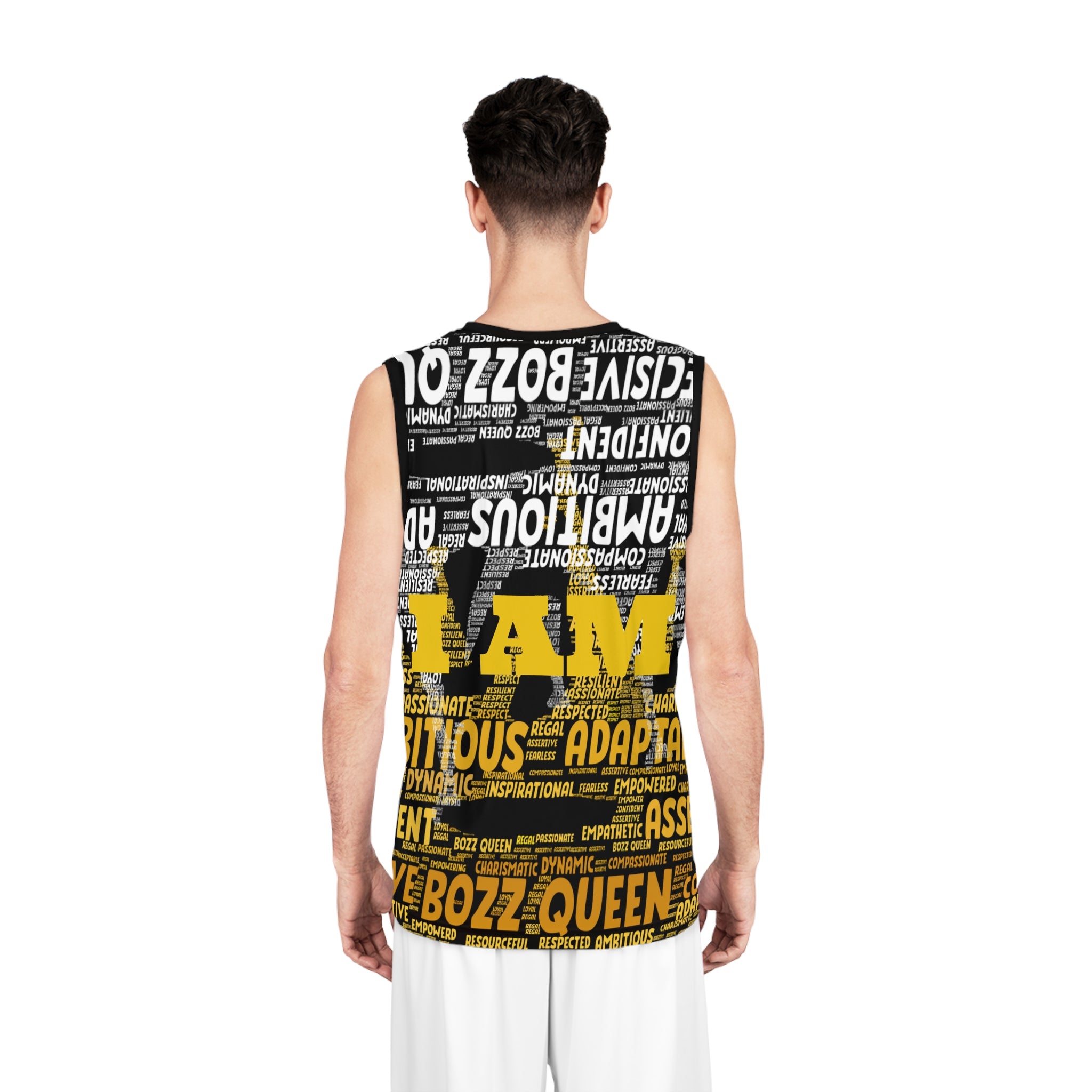 BOZZ QUEEN I AM Series Basketball Jersey - Empowering Athletic Wear