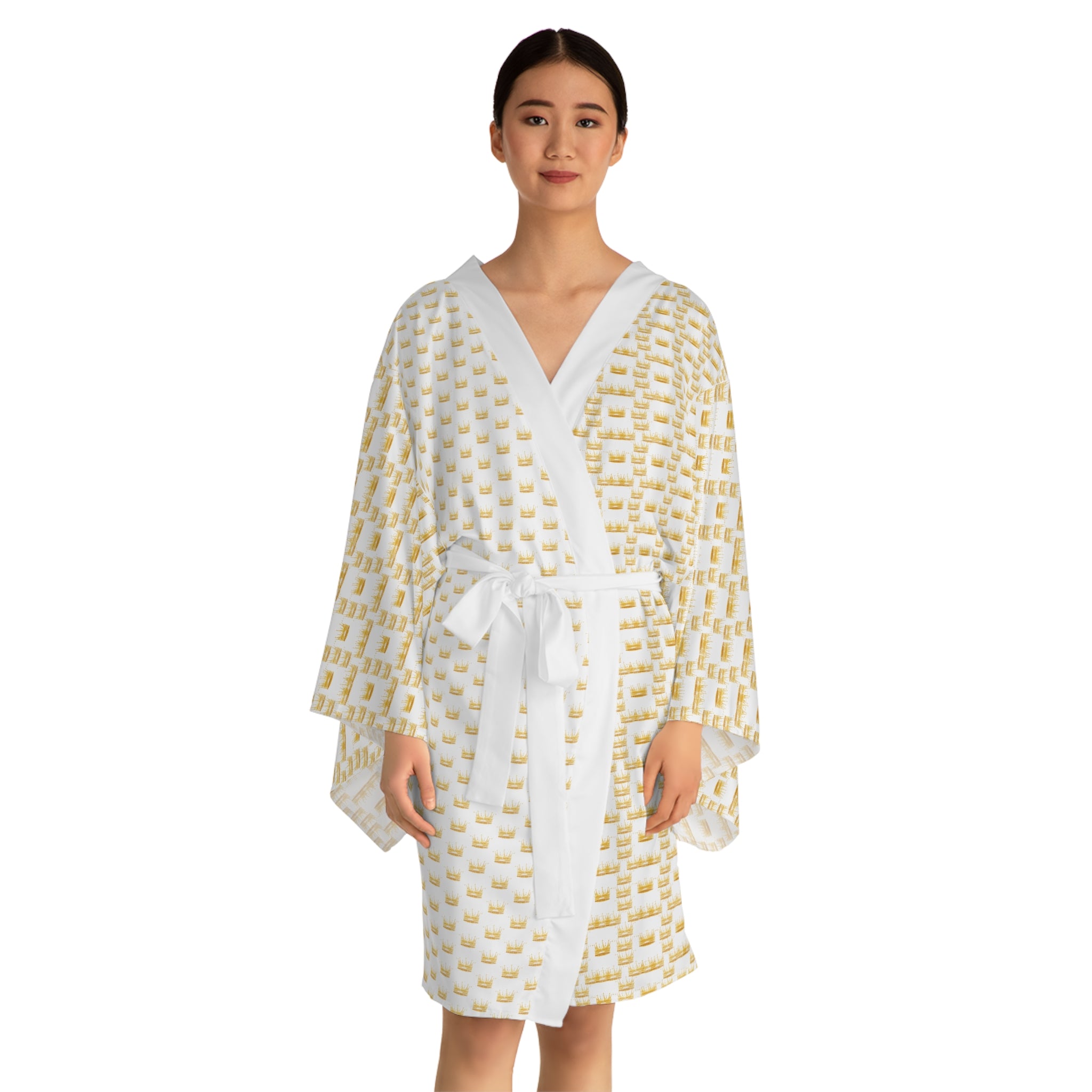 Long Sleeve Kimono Robe (AOP)