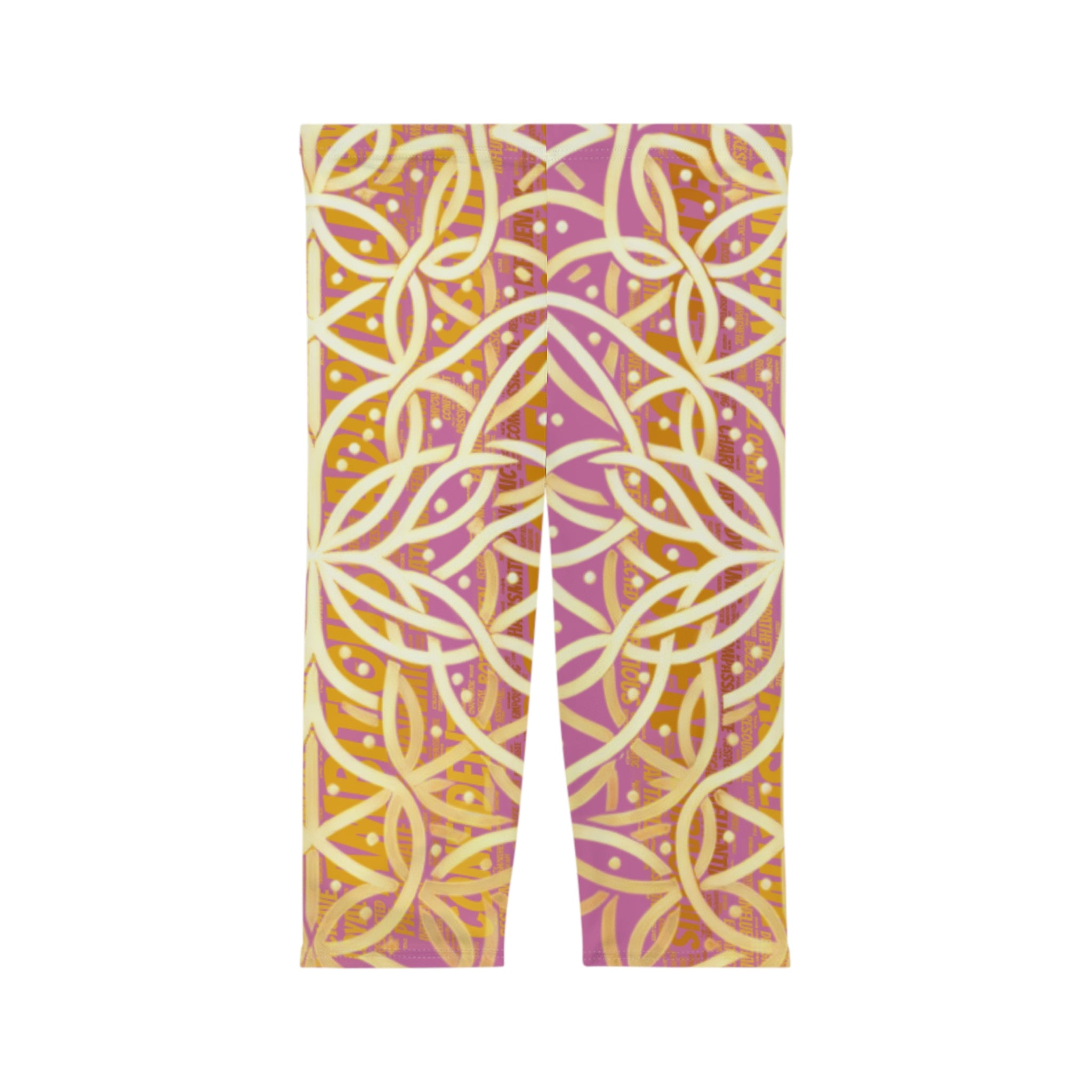 Light Pink Chic Women's Capri Leggings - Stylish Yoga Pants & Activewear