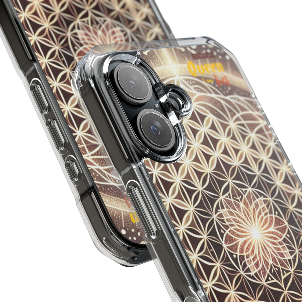 Magnetic Clear Impact Phone Cases, Protective Crystal Shells for Phone, Phone Accessories for Gift, Aura Design Case, Bohemian Style [...]