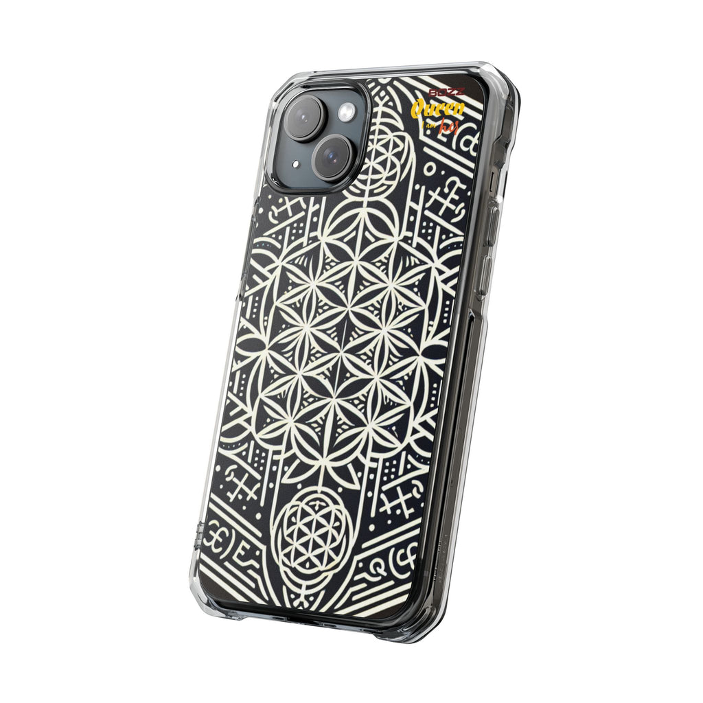 Magnetic Clear Impact Phone Cases with Geometric Design, Protective Cell Phone Covers, Unique Gift for Tech Lovers, Modern [...]