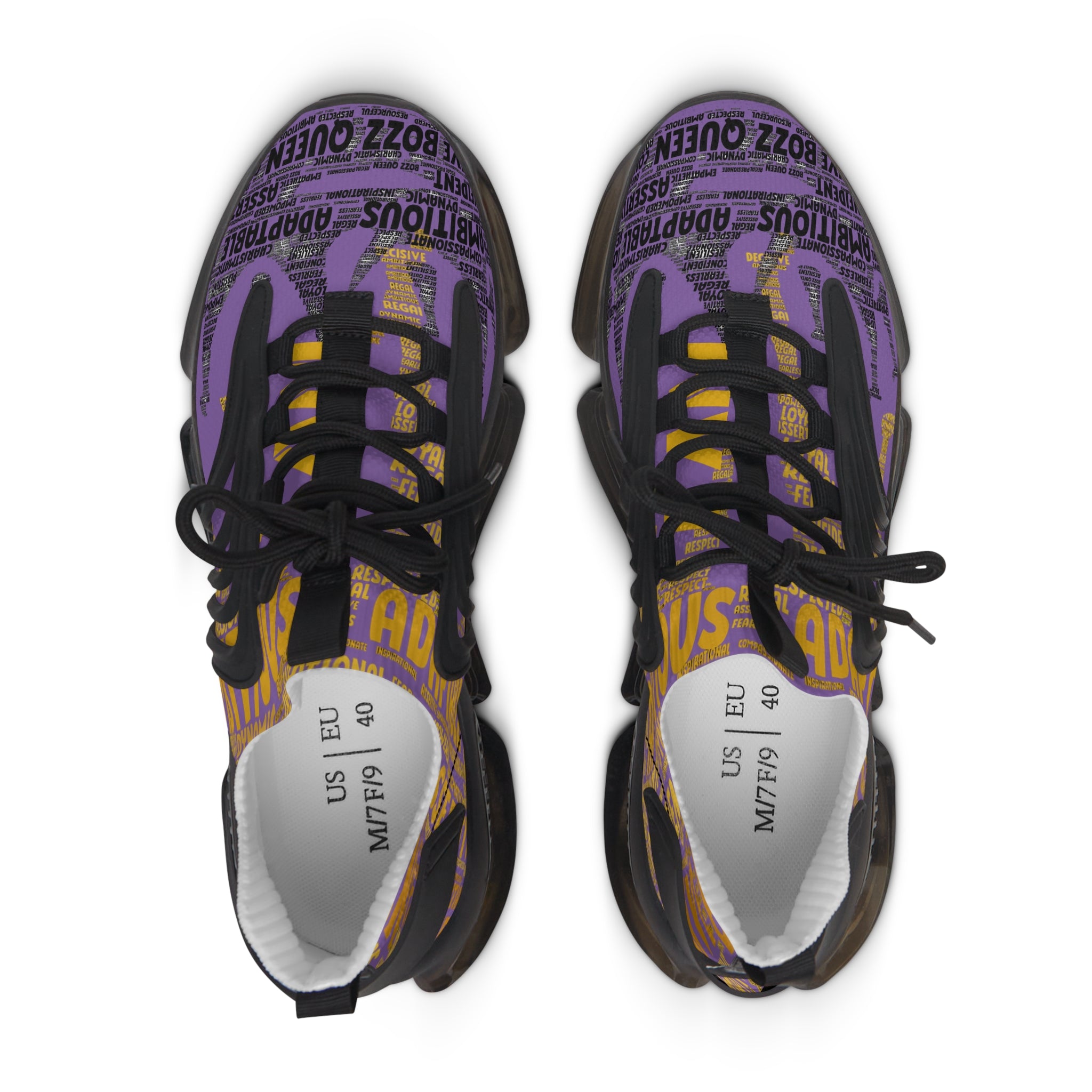 I AM Series Women's Mesh Sneakers - Light Purple Lightweight Athletic Shoes