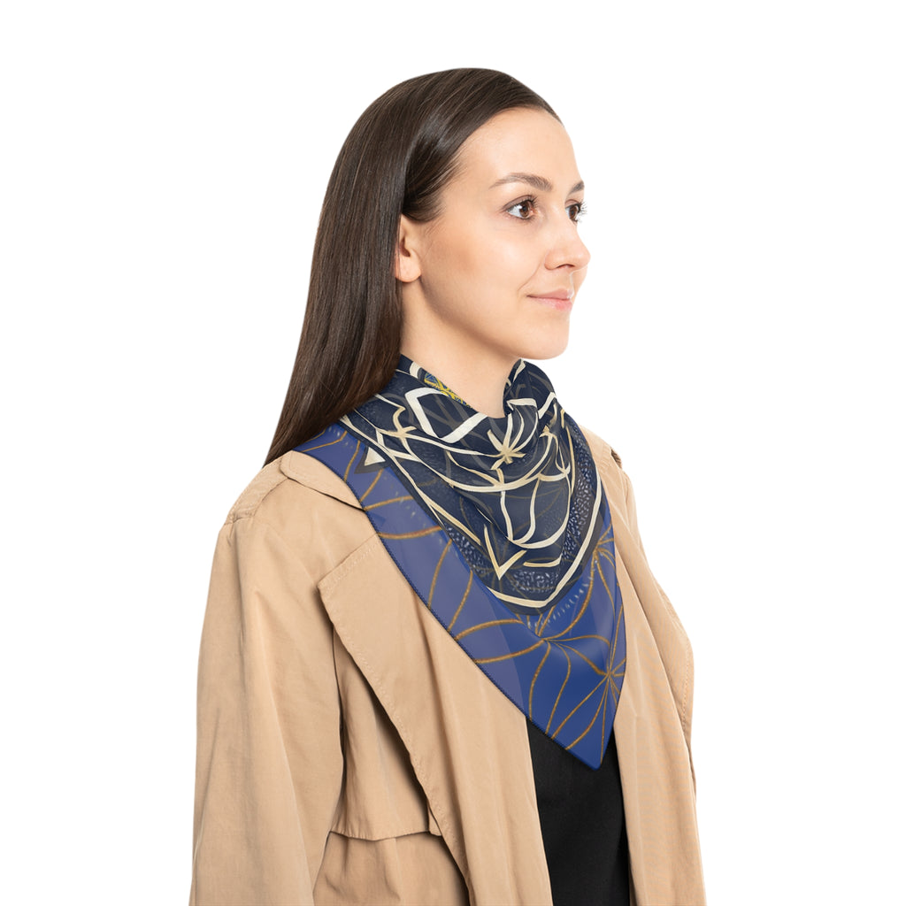 Flower of Life Meditation Scarf - Sacred Geometry Spiritual Accessory