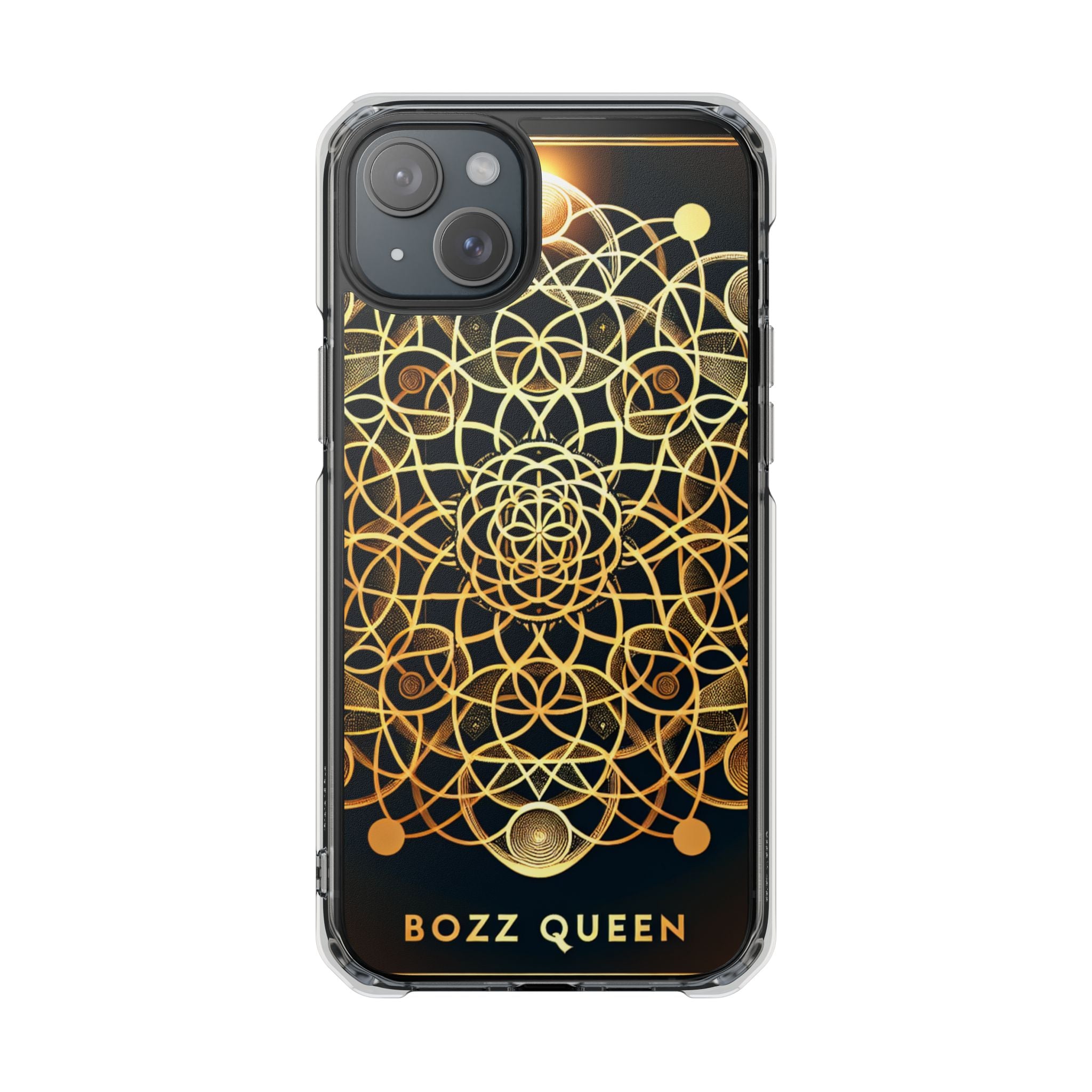 Bozz Queen Magnetic Clear Impact Case - Stylish, Protective Phone Case for Empowering Vibes, Gift for Her, Trendy Tech Accessories, [...]