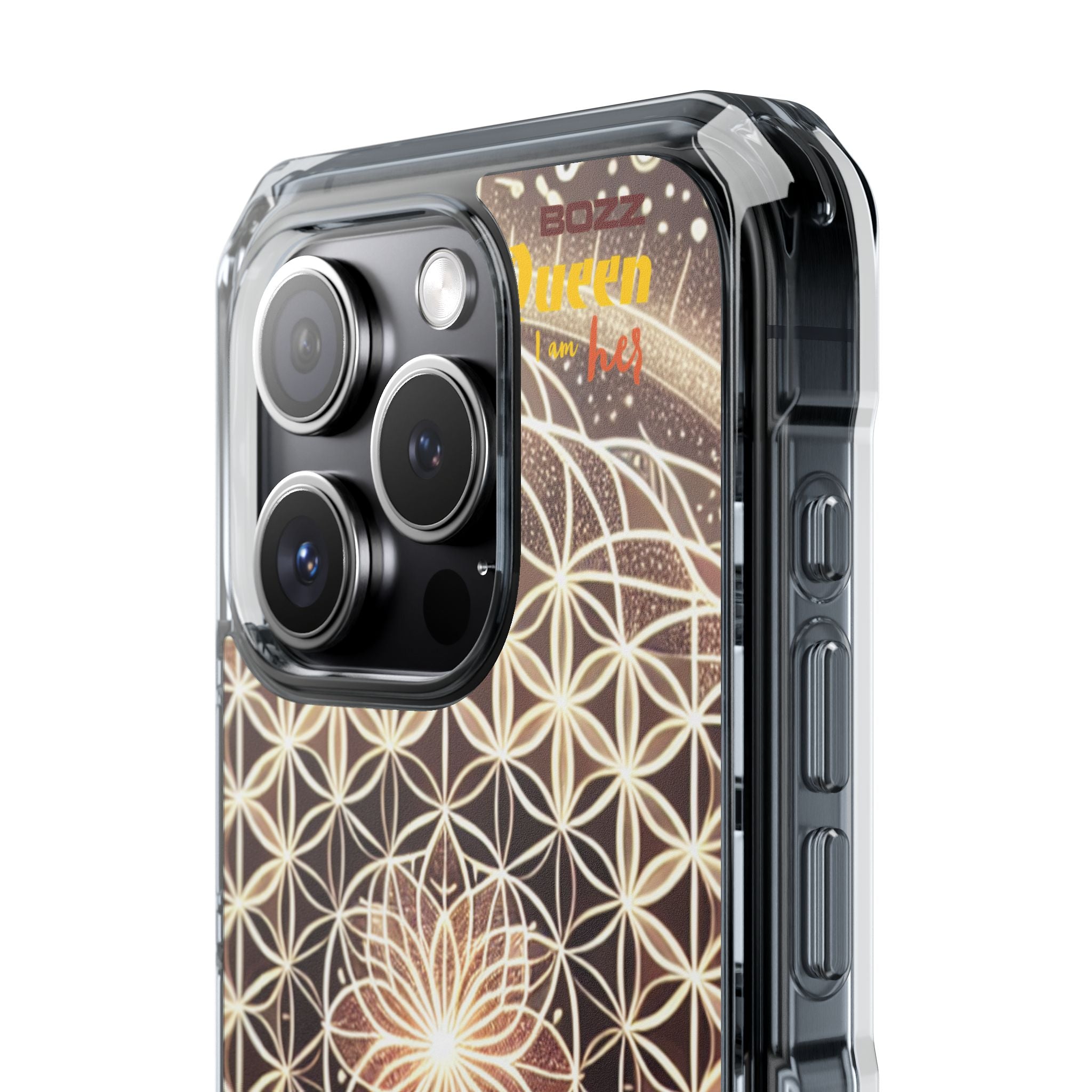 Magnetic Clear Impact Phone Cases, Protective Crystal Shells for Phone, Phone Accessories for Gift, Aura Design Case, Bohemian Style [...]