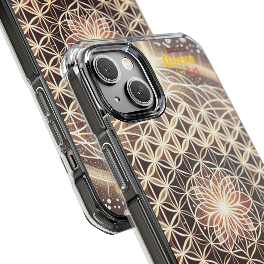 Magnetic Clear Impact Phone Cases, Protective Crystal Shells for Phone, Phone Accessories for Gift, Aura Design Case, Bohemian Style [...]