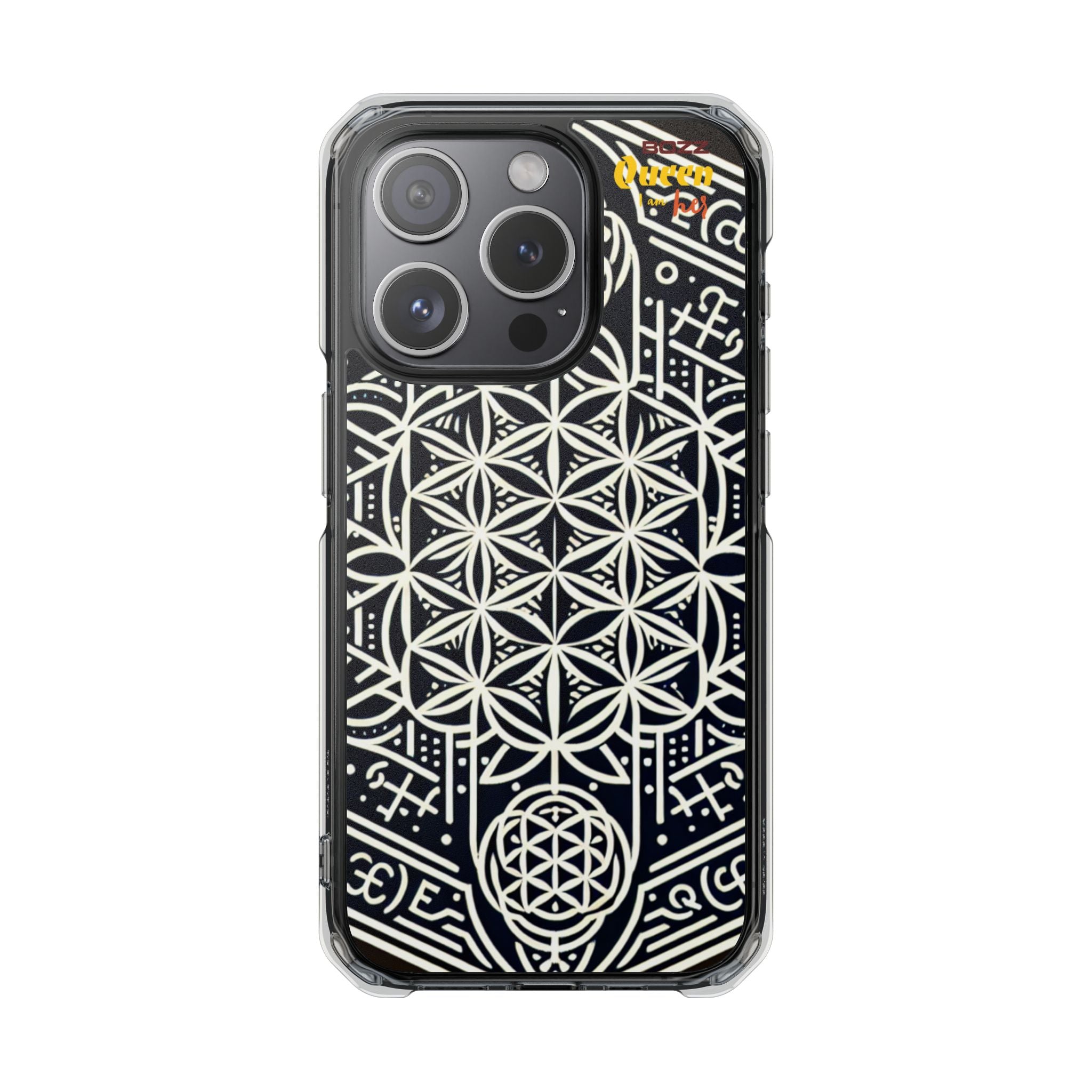 Magnetic Clear Impact Phone Cases with Geometric Design, Protective Cell Phone Covers, Unique Gift for Tech Lovers, Modern [...]