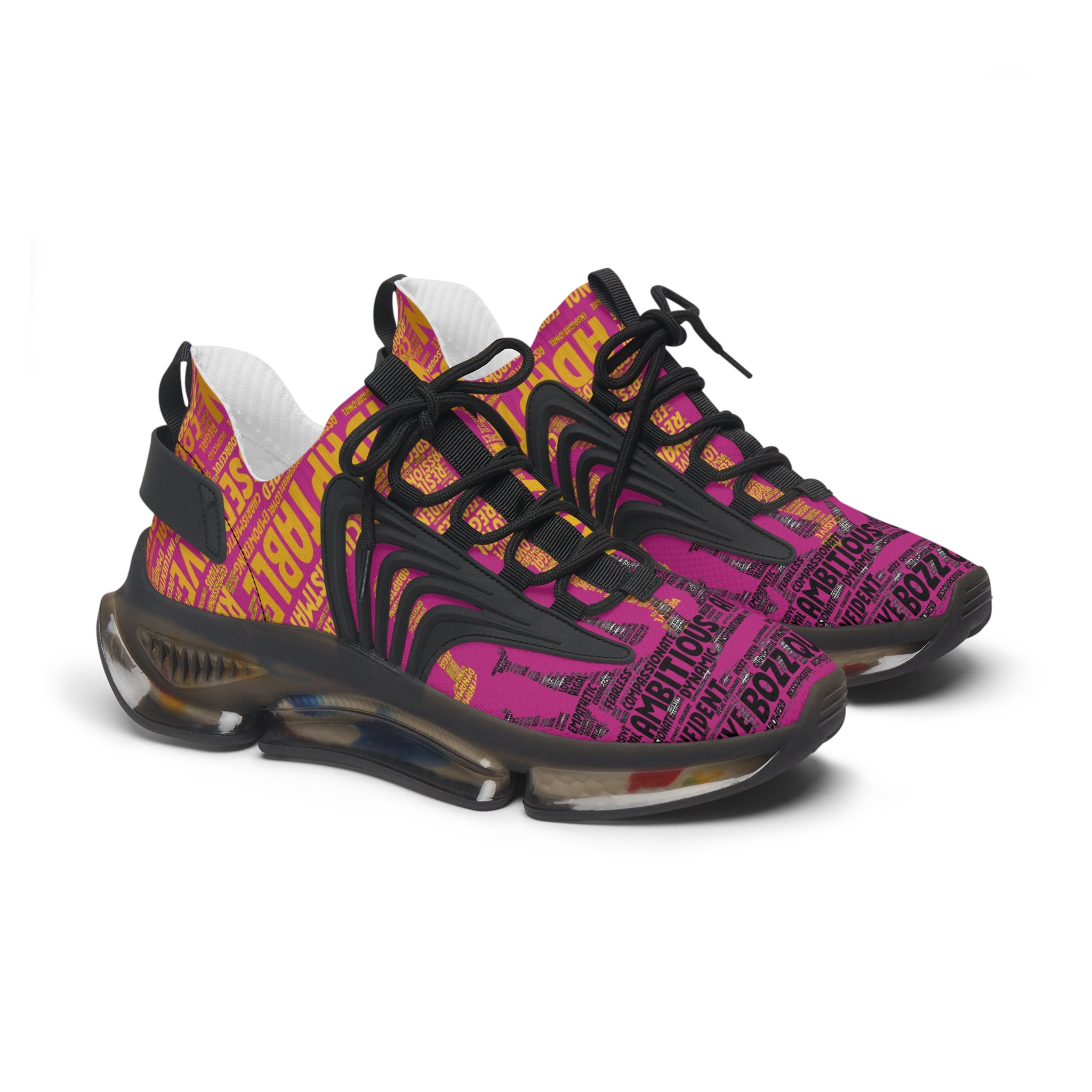 I AM Series Pink Women's Mesh Sneakers - Lightweight Athletic Shoes