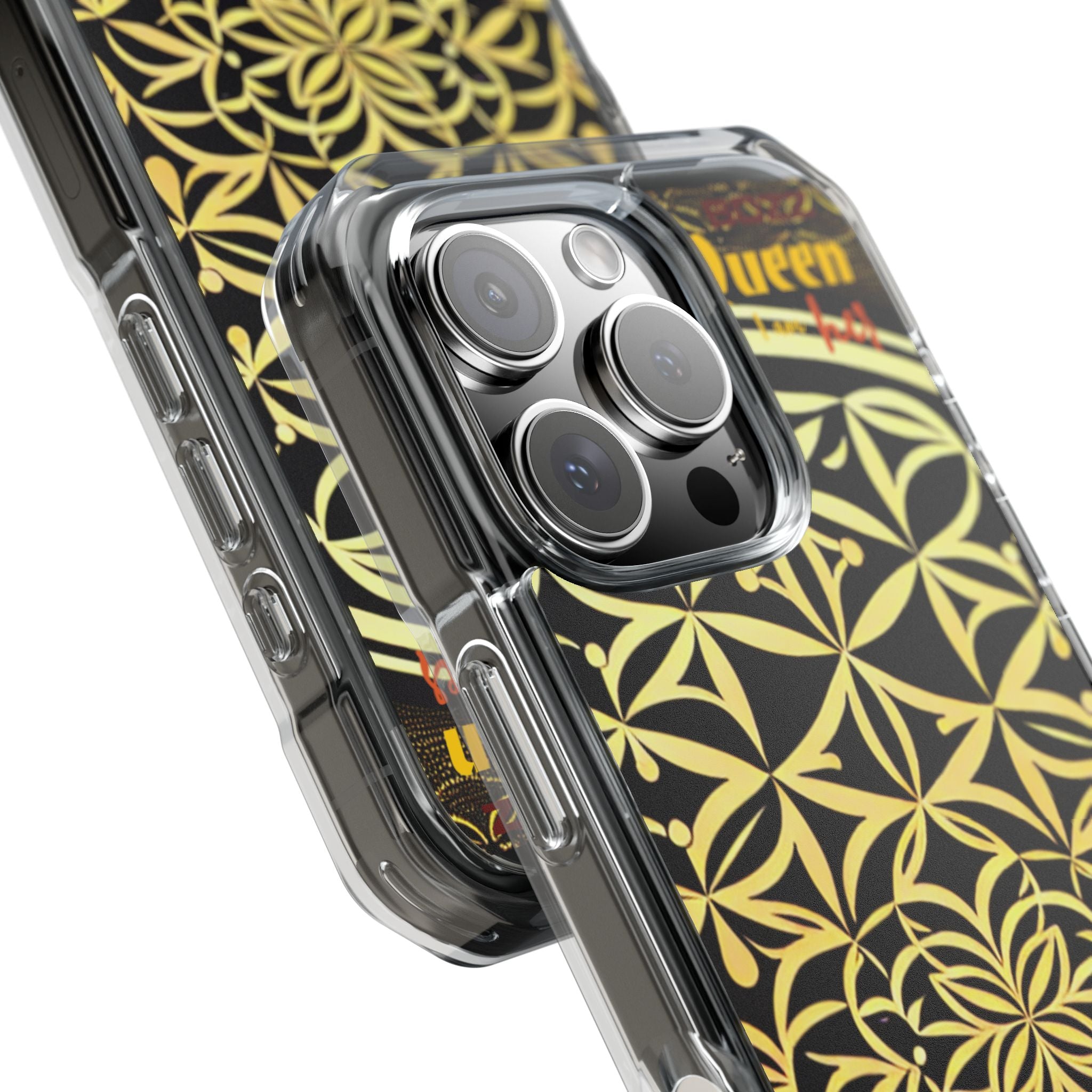 Elegant Floral iPhone Case, Stylish Mobile Cover, Gift for Her, Clear Impact Case, Personalized Phone Accessory, Trendy Tech Style