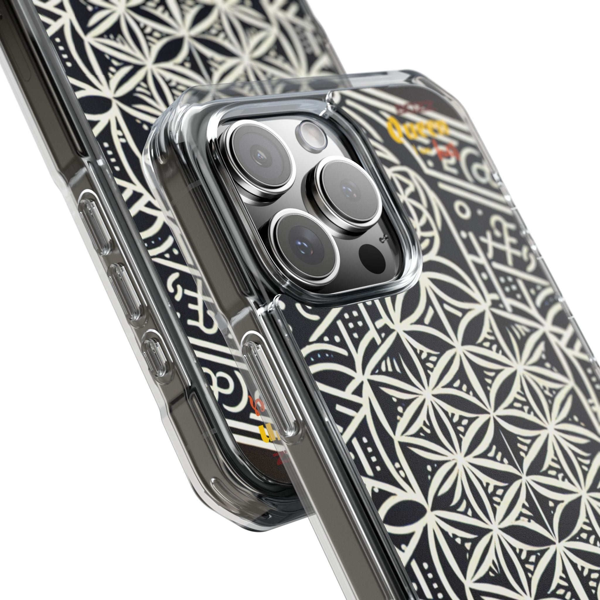 Magnetic Clear Impact Phone Cases with Geometric Design, Protective Cell Phone Covers, Unique Gift for Tech Lovers, Modern [...]