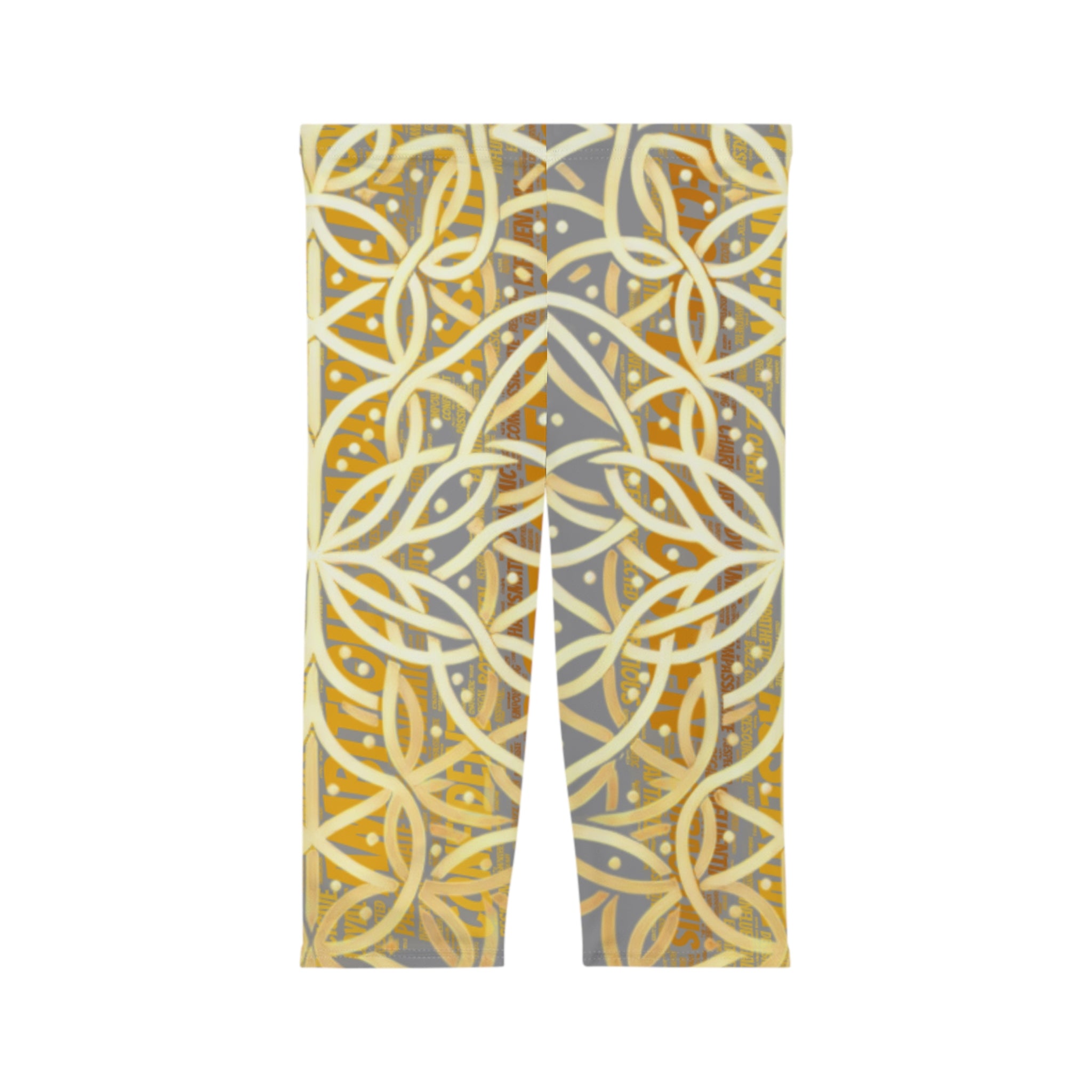 Grey Chic Women's Capri Leggings - Stylish Yoga Pants & Activewear