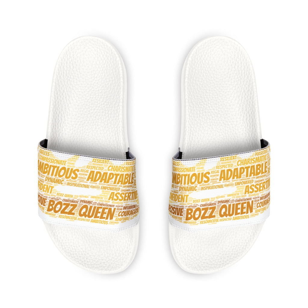 Bozz Queen Women's Summer Slides - Trendy Beach Sandals with Removable Strap Comfort
