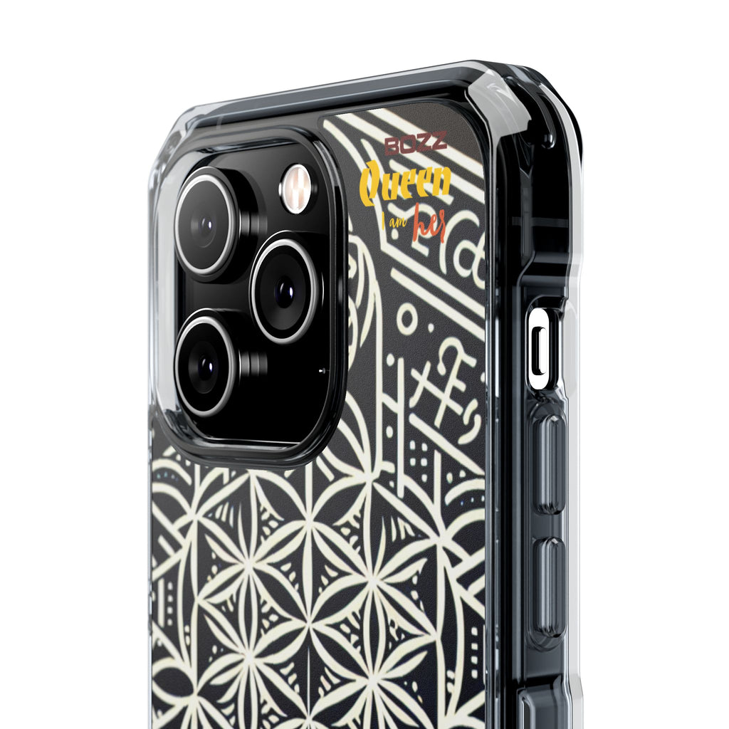 Magnetic Clear Impact Phone Cases with Geometric Design, Protective Cell Phone Covers, Unique Gift for Tech Lovers, Modern [...]