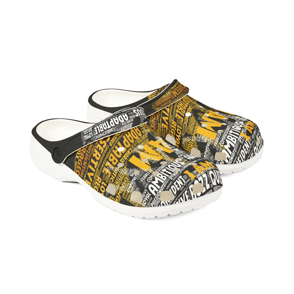 Inspirational EVA Foam Clogs - Motivational Shoes, Comfort Footwear, Gift for Entrepreneurs, Daily Wear, Rubber Slippers