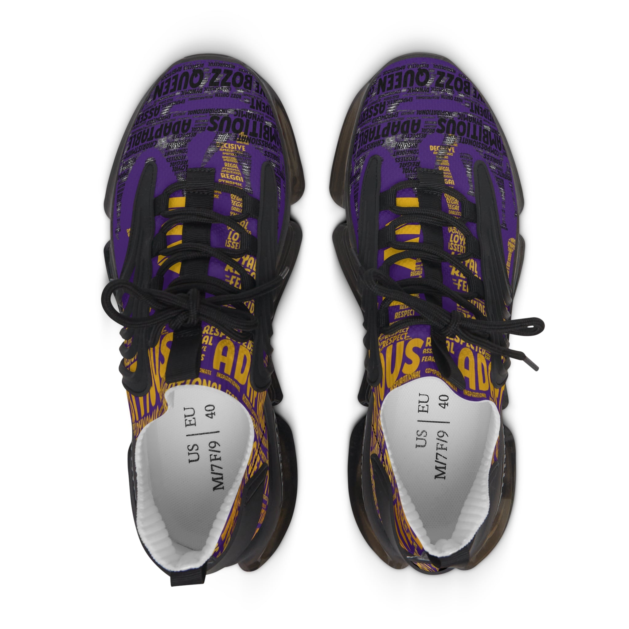 I AM Series Purple Women's Mesh Sneakers - Lightweight Athletic Shoes
