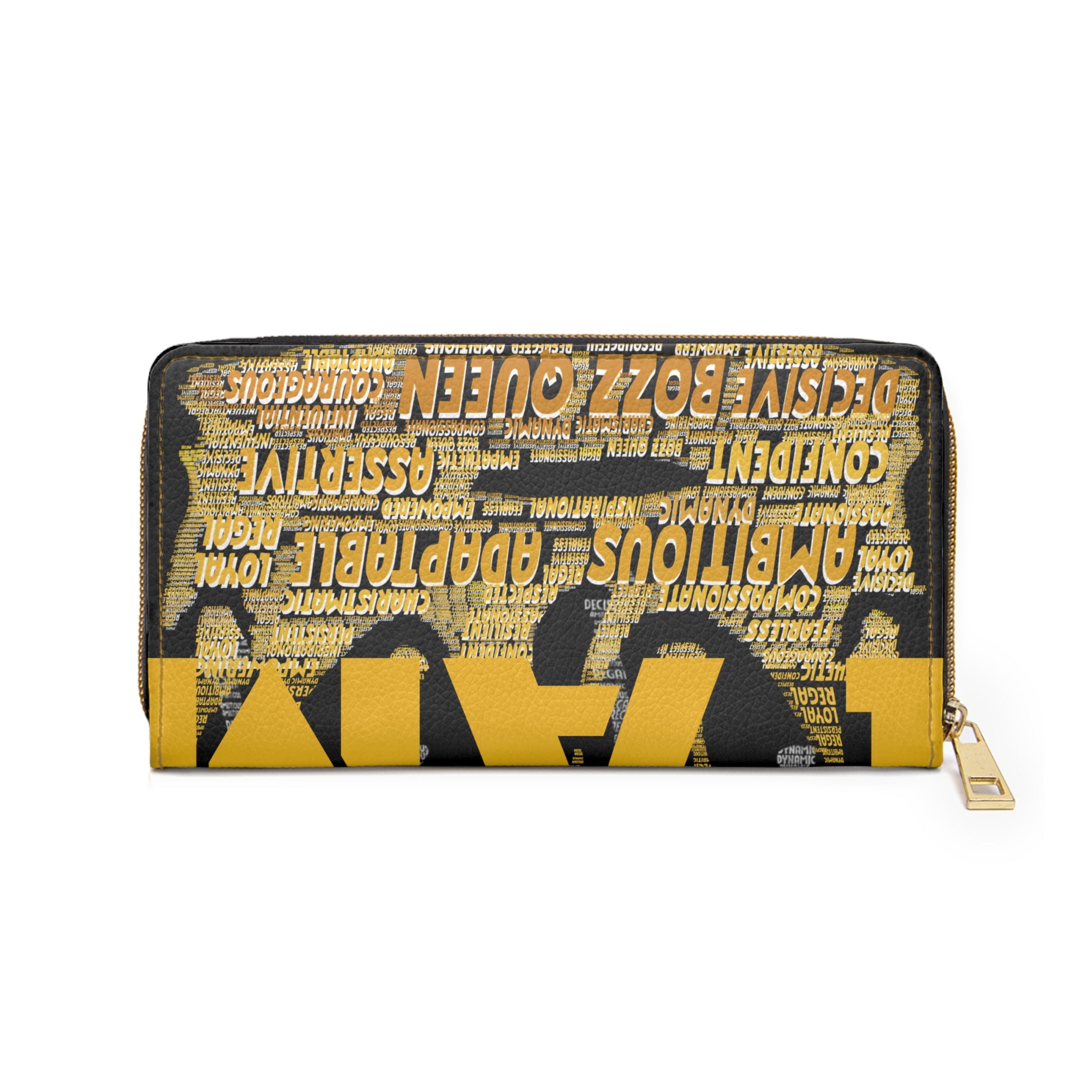 I AM Series Bold Graphic Zipper Wallet - Premium Travel Organizer & Fashion Statement