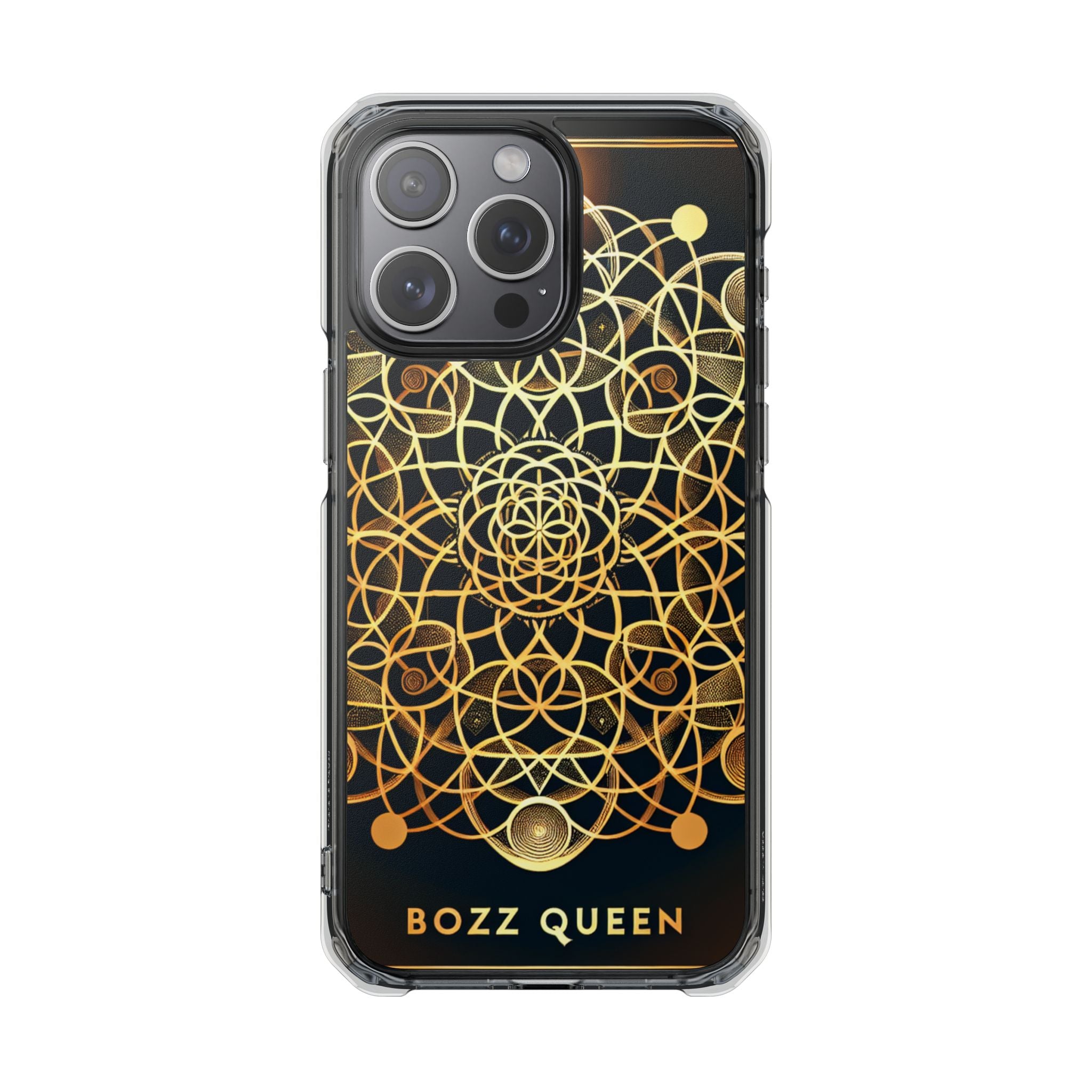 Bozz Queen Magnetic Clear Impact Case - Stylish, Protective Phone Case for Empowering Vibes, Gift for Her, Trendy Tech Accessories, [...]