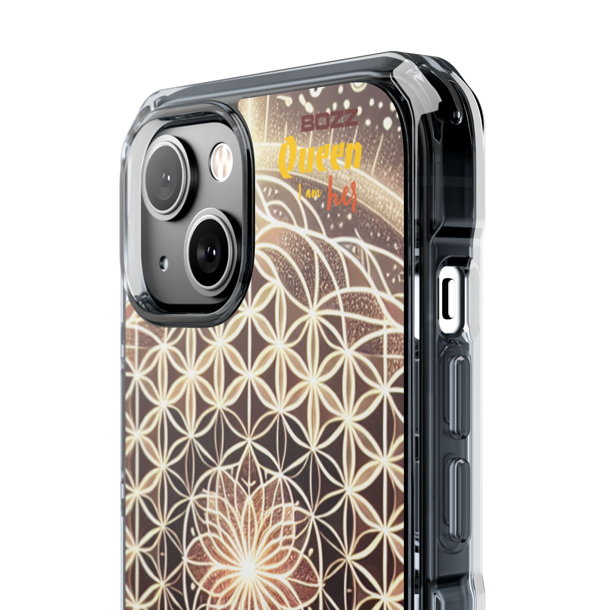 Magnetic Clear Impact Phone Cases, Protective Crystal Shells for Phone, Phone Accessories for Gift, Aura Design Case, Bohemian Style [...]