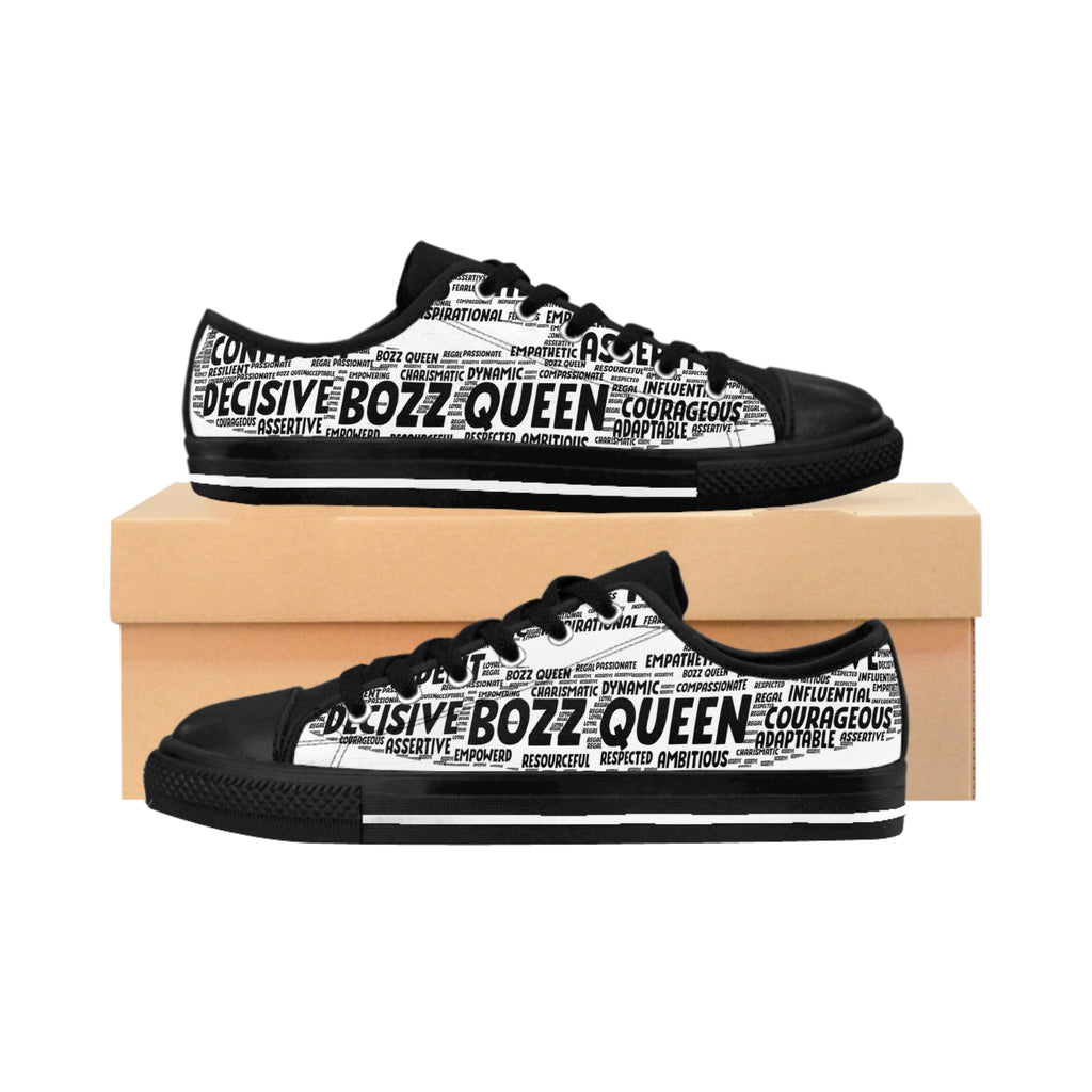 BOZZ QUEEN Women's Sneakers - Unique Canvas Sneakers for Confident Women