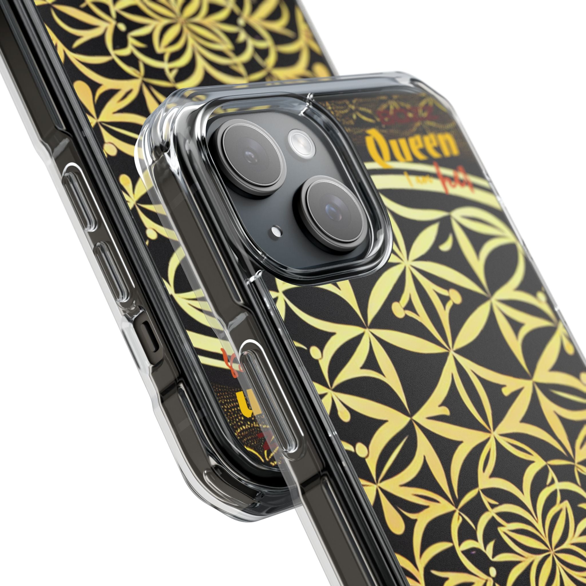 Elegant Floral iPhone Case, Stylish Mobile Cover, Gift for Her, Clear Impact Case, Personalized Phone Accessory, Trendy Tech Style