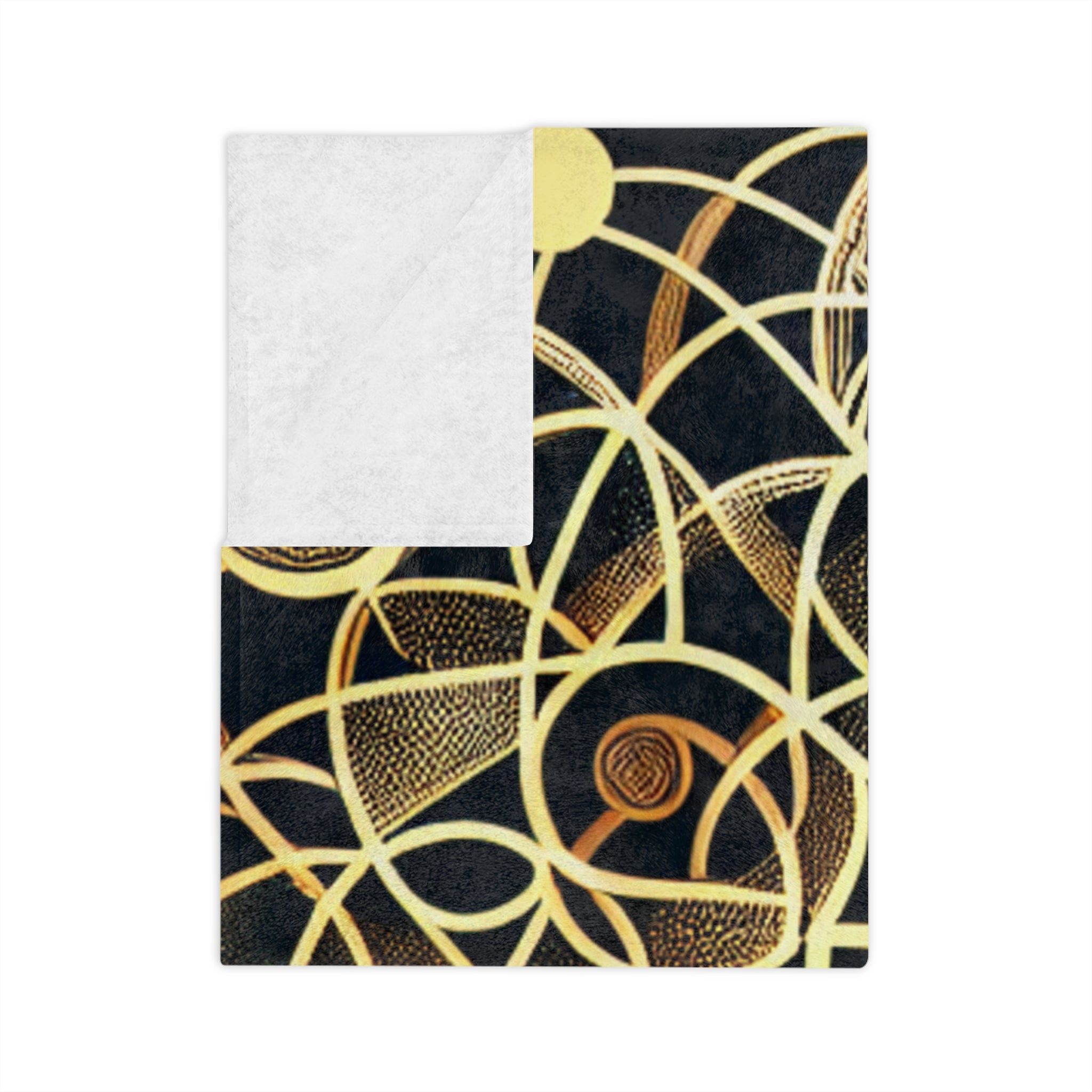 Bohemian Velvet Blanket from the Cosmos, Soft Microfiber Throw, Mindful Decor, Cozy Gift for Him/Her, Meditative Vibe, Home Warmth