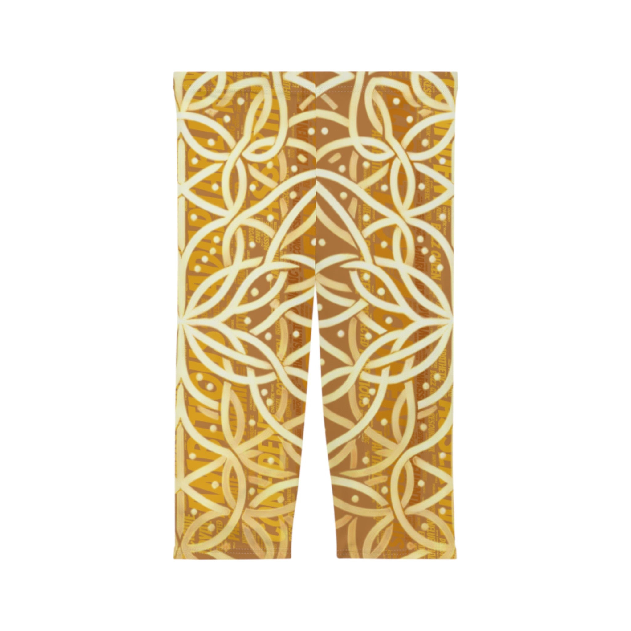Light Brown Chic Women's Capri Leggings - Stylish Yoga Pants & Activewear