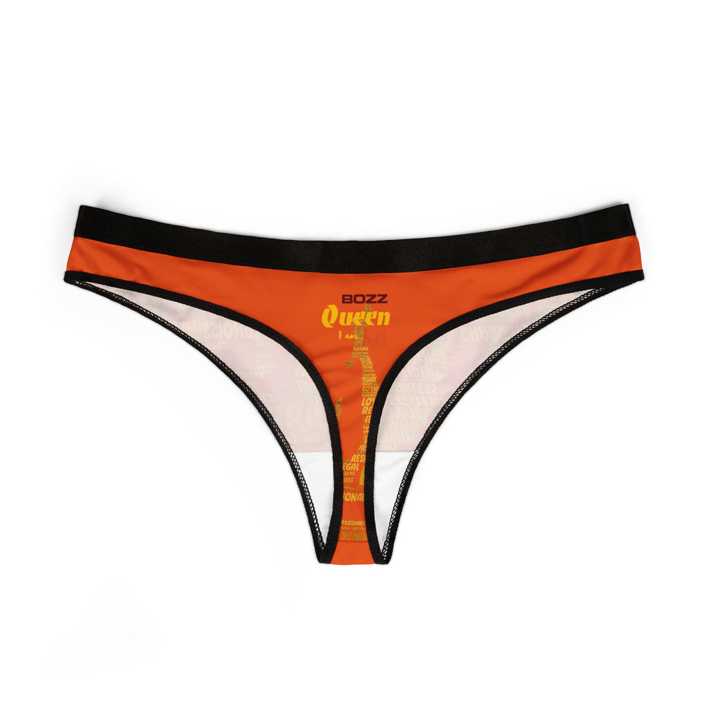 orange and Yellow Women's Thongs - Bold Statement Underwear, Comfortable Lingerie, Fashionable Daily Wear, Gifts for Her, Party Essentials