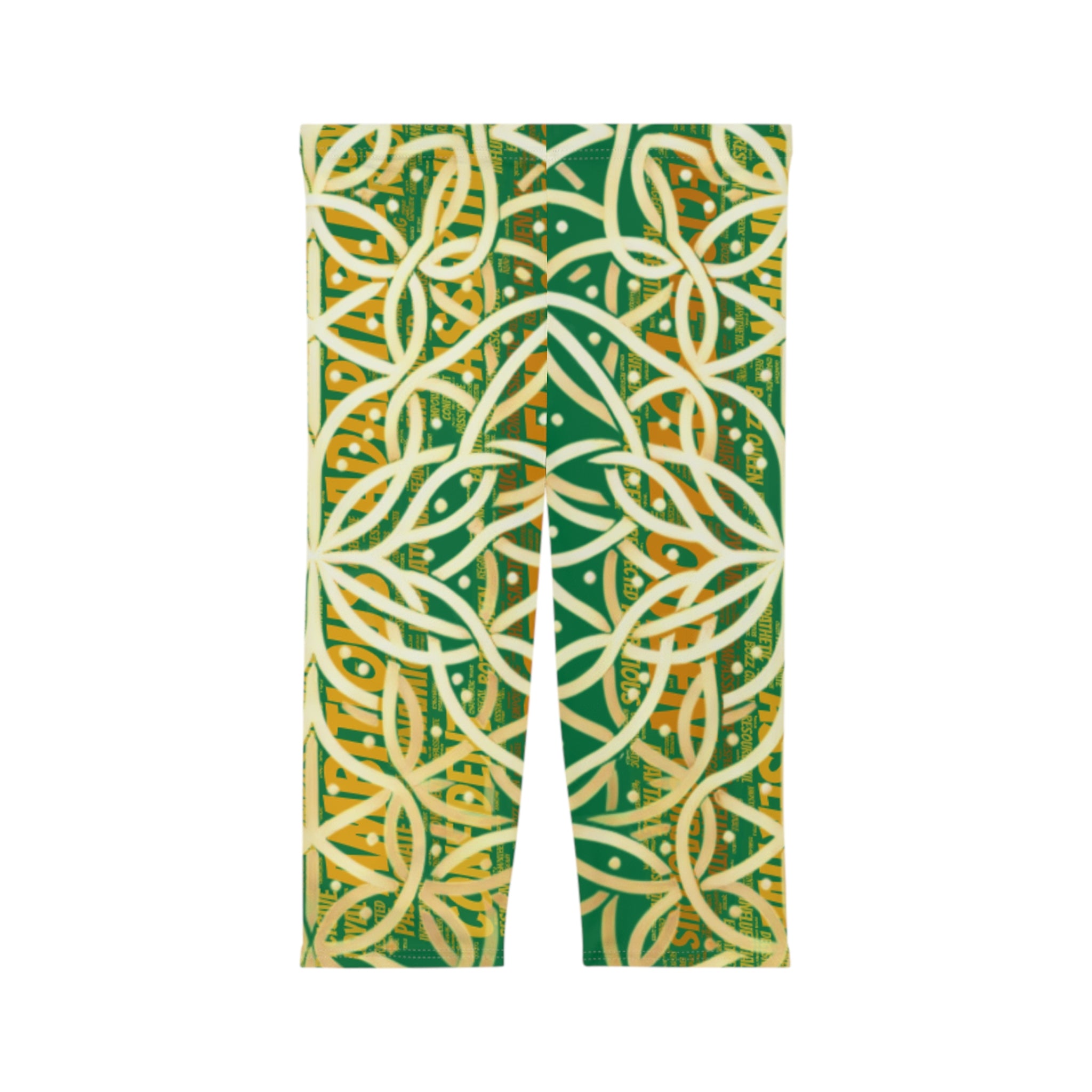 Dark Green Chic Women's Capri Leggings - Stylish Yoga Pants & Activewear